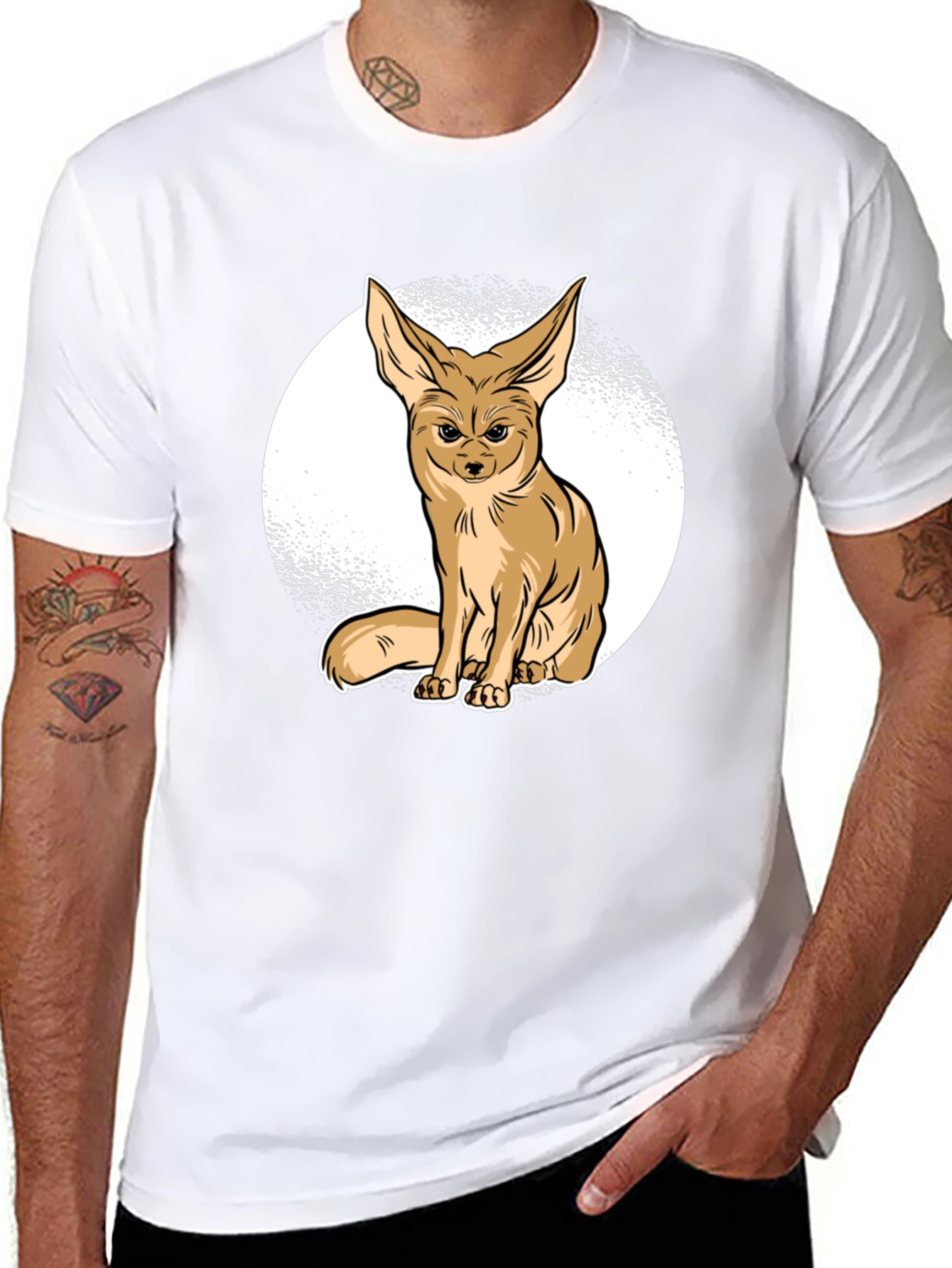 Fennec Fox Graphic Tee - Unique Animal Lover Shirt