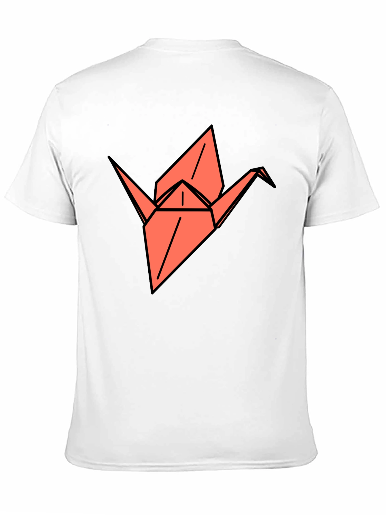 Origami Crane Graphic Tee - Stylish Comfort