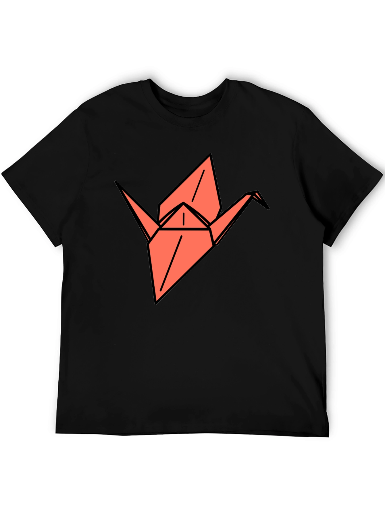 Origami Crane Graphic Tee - Stylish Comfort