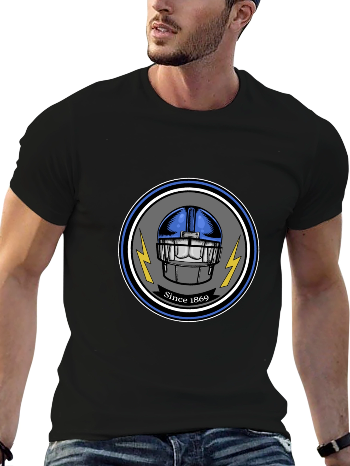 Since 1869 Football Helmet Graphic T-Shirt