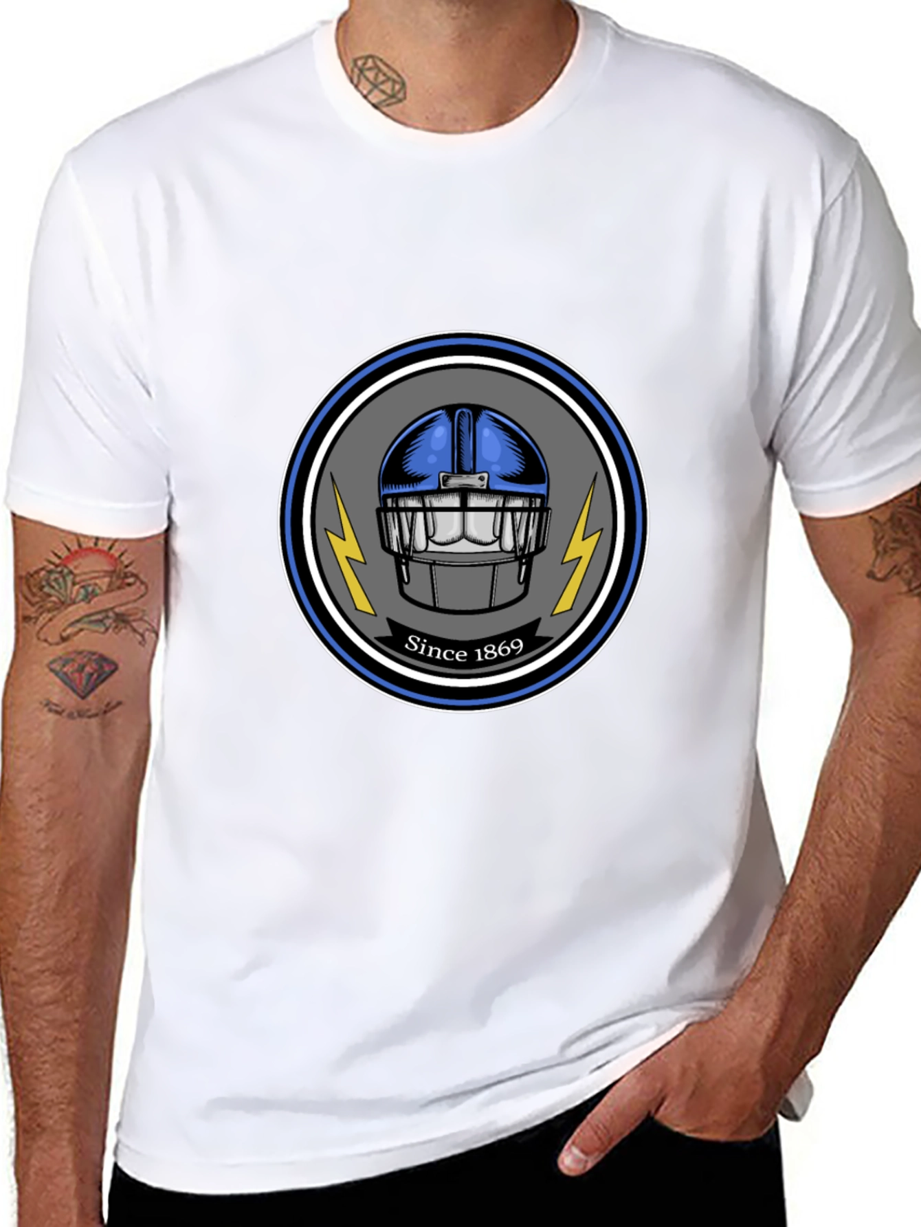 Since 1869 Football Helmet Graphic T-Shirt