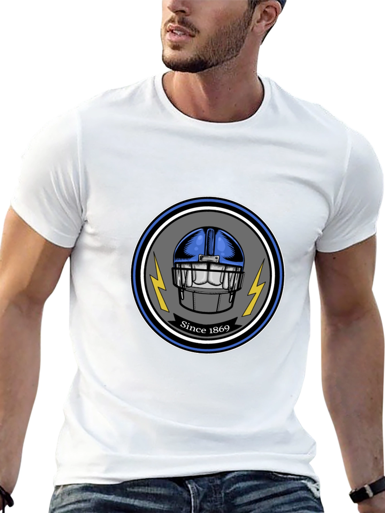 Since 1869 Football Helmet Graphic T-Shirt