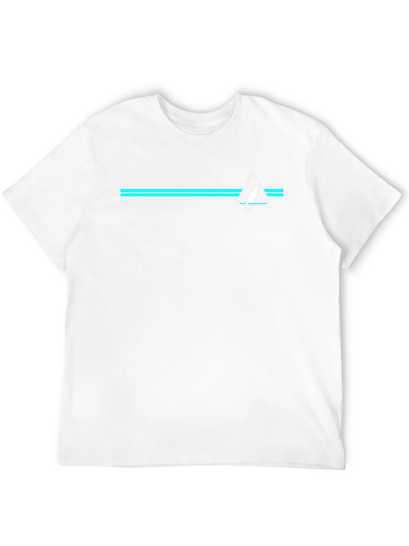 Cool Cat Graphic Tee - Black Cotton T-Shirt