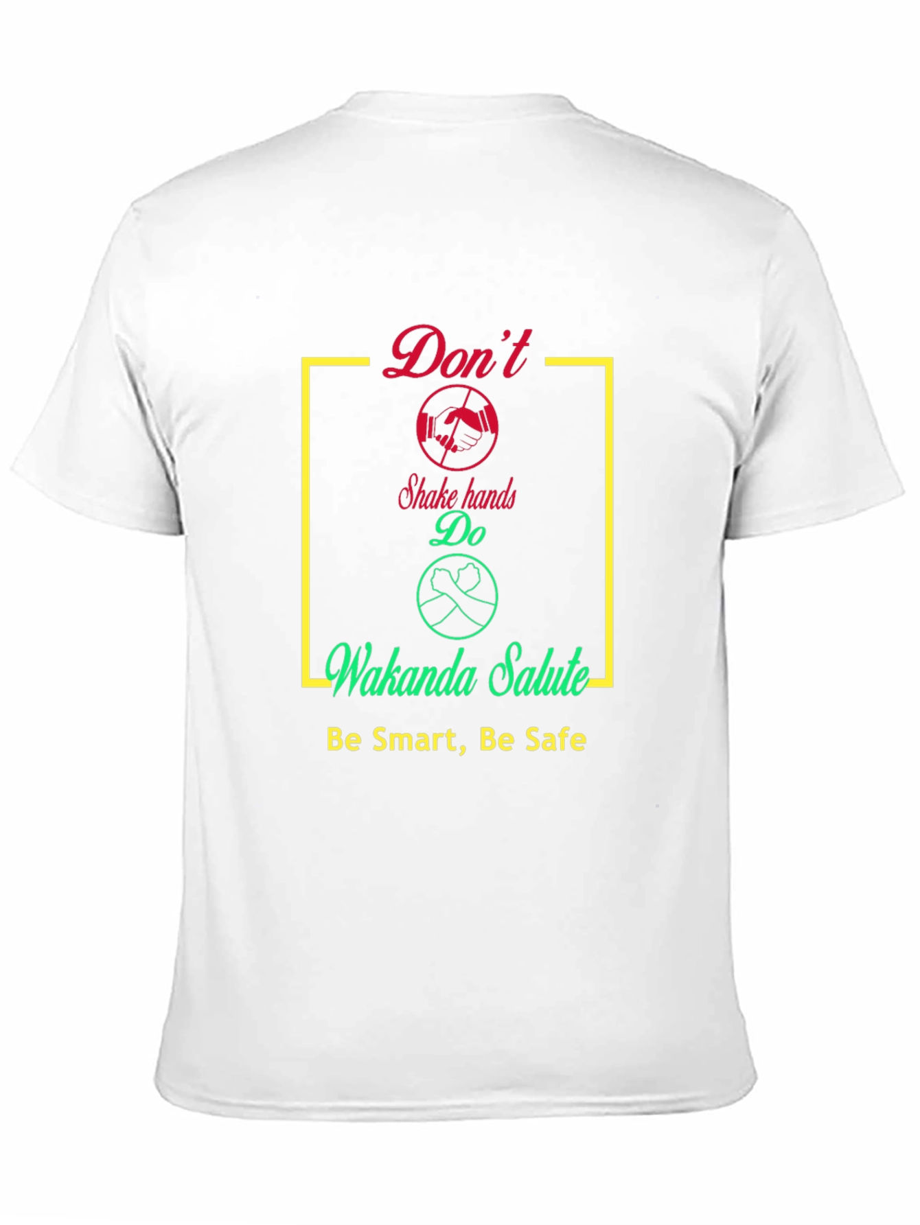Wakanda Salute Graphic T-Shirt - Stay Safe
