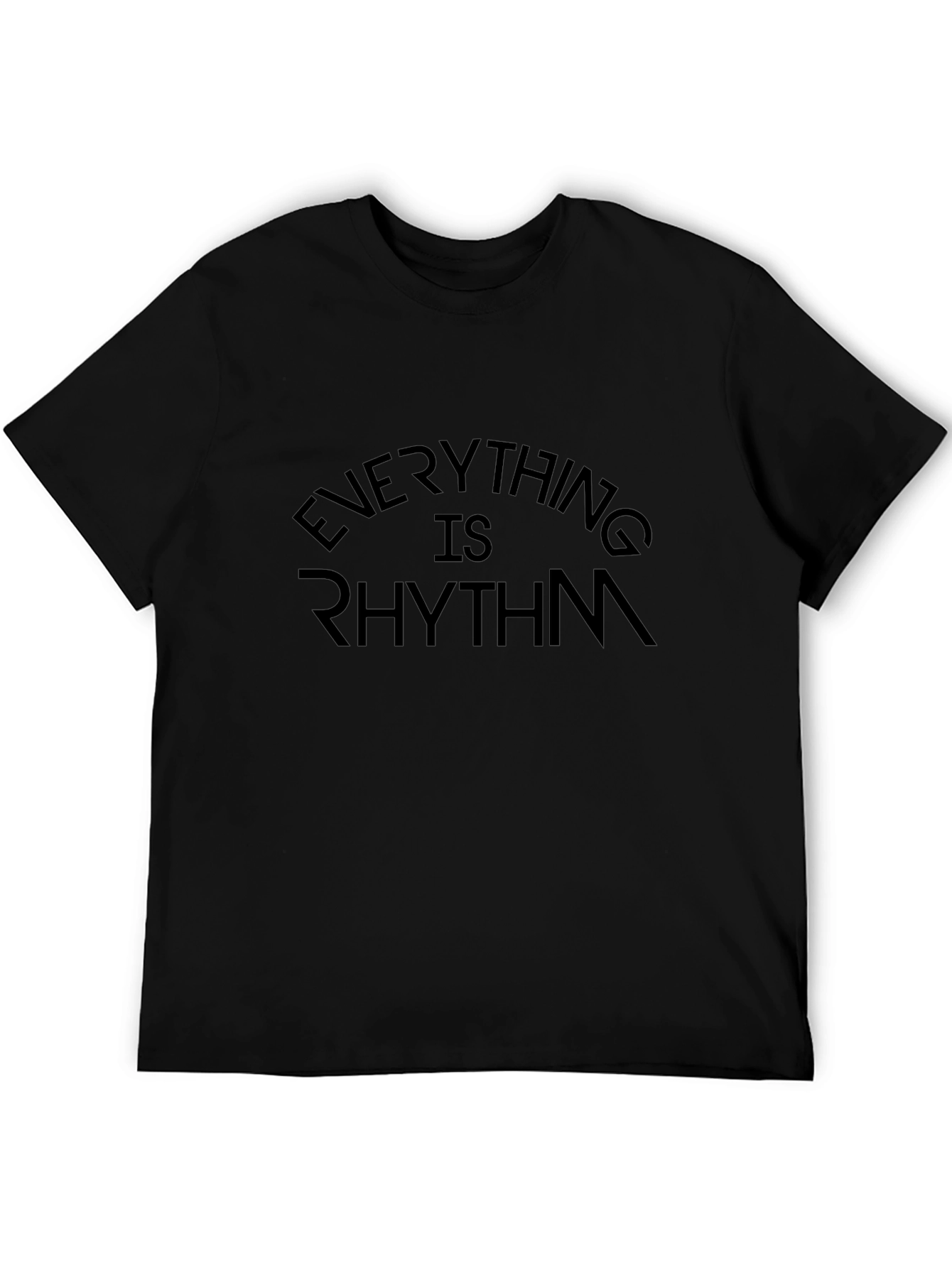 Everything Is Rhythm Black Graphic Tee