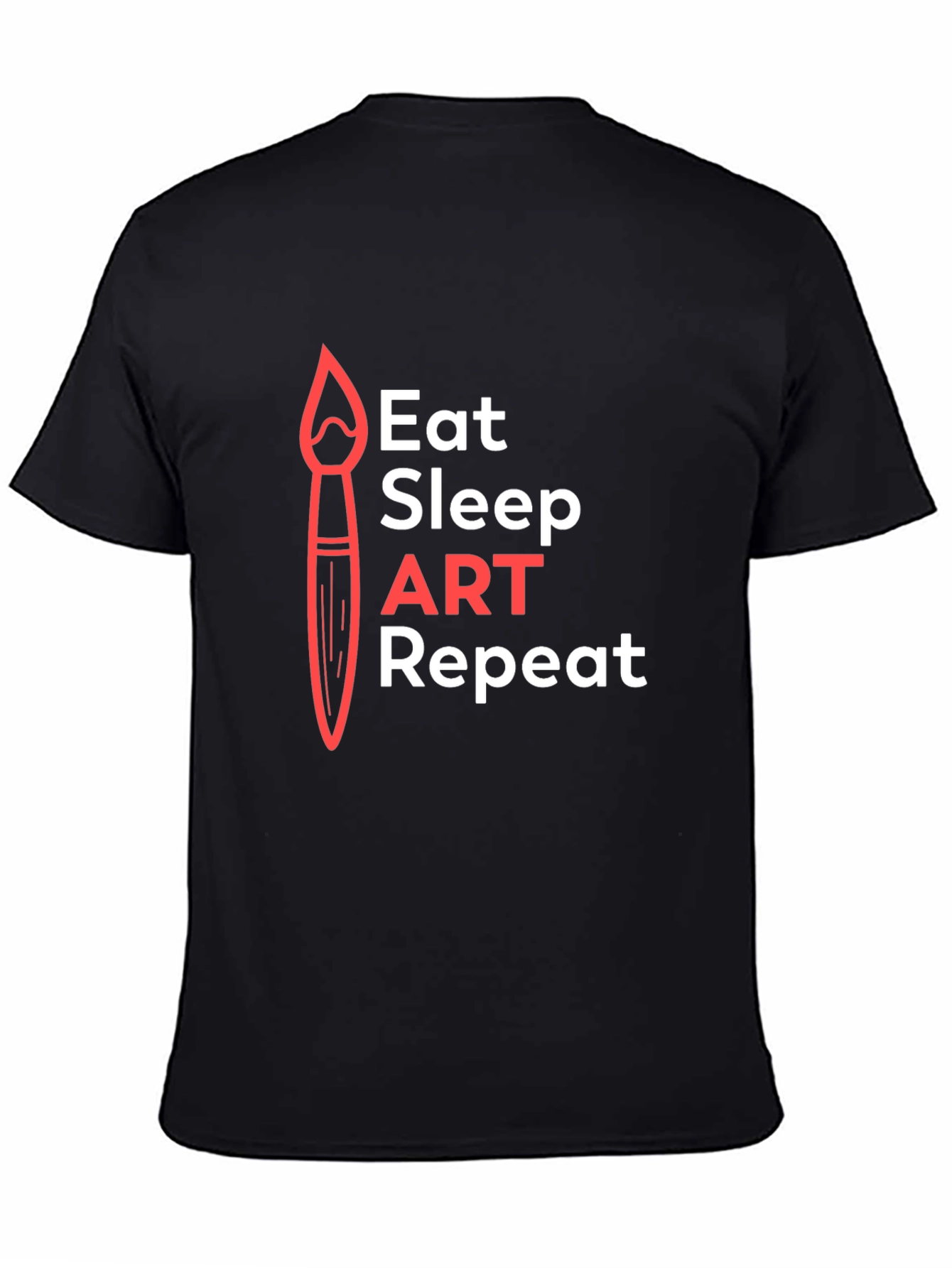 Eat Sleep Art Repeat Graphic Tee - Artist T-Shirt