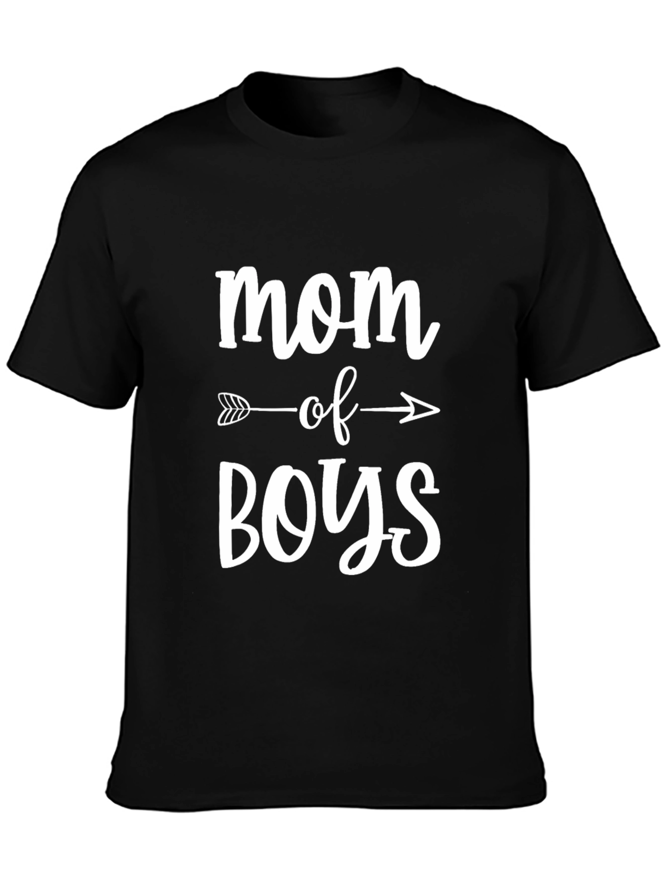 Mom of Boys T-Shirt - Cute Arrow Design