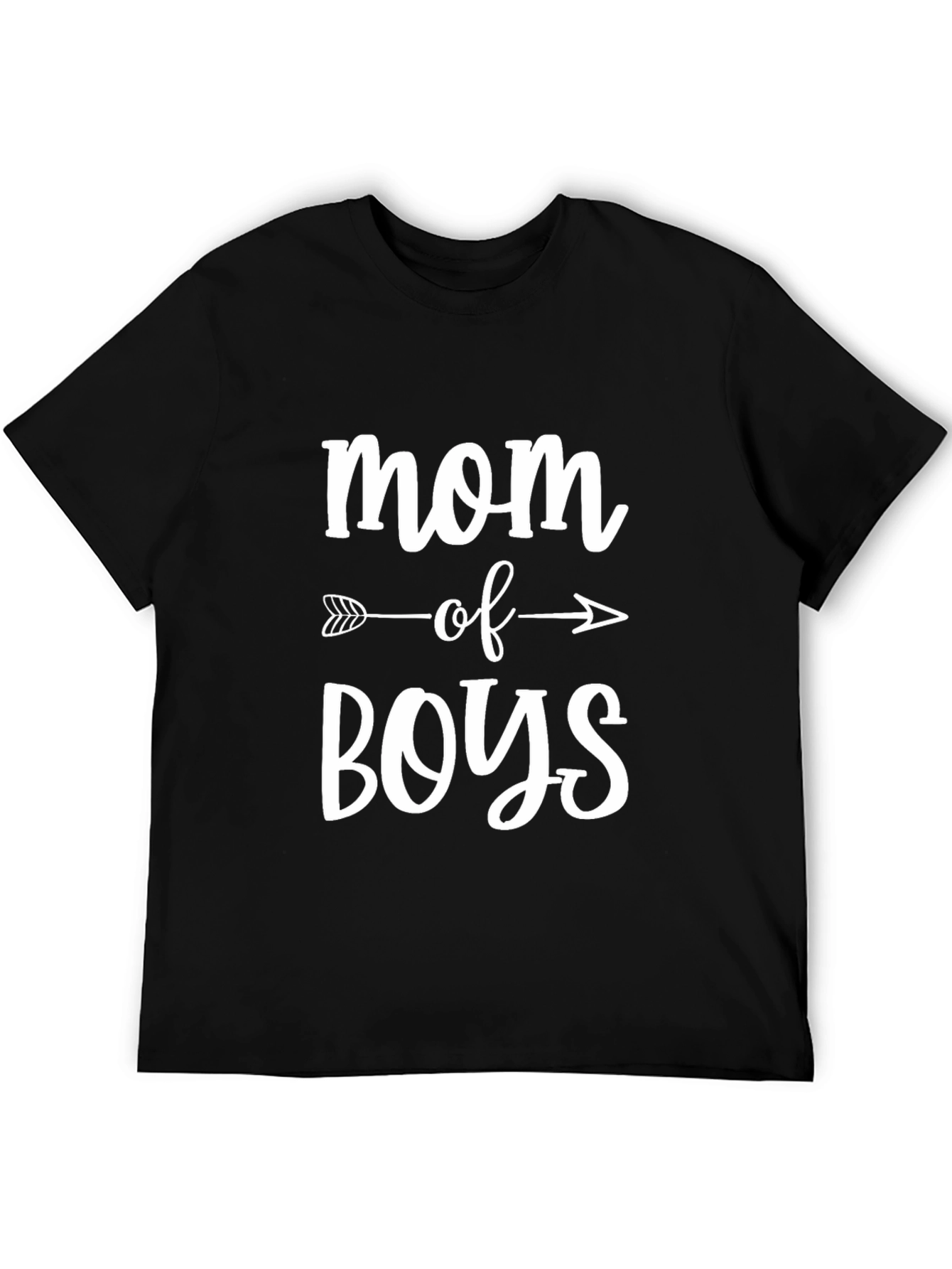 Mom of Boys T-Shirt - Cute Arrow Design