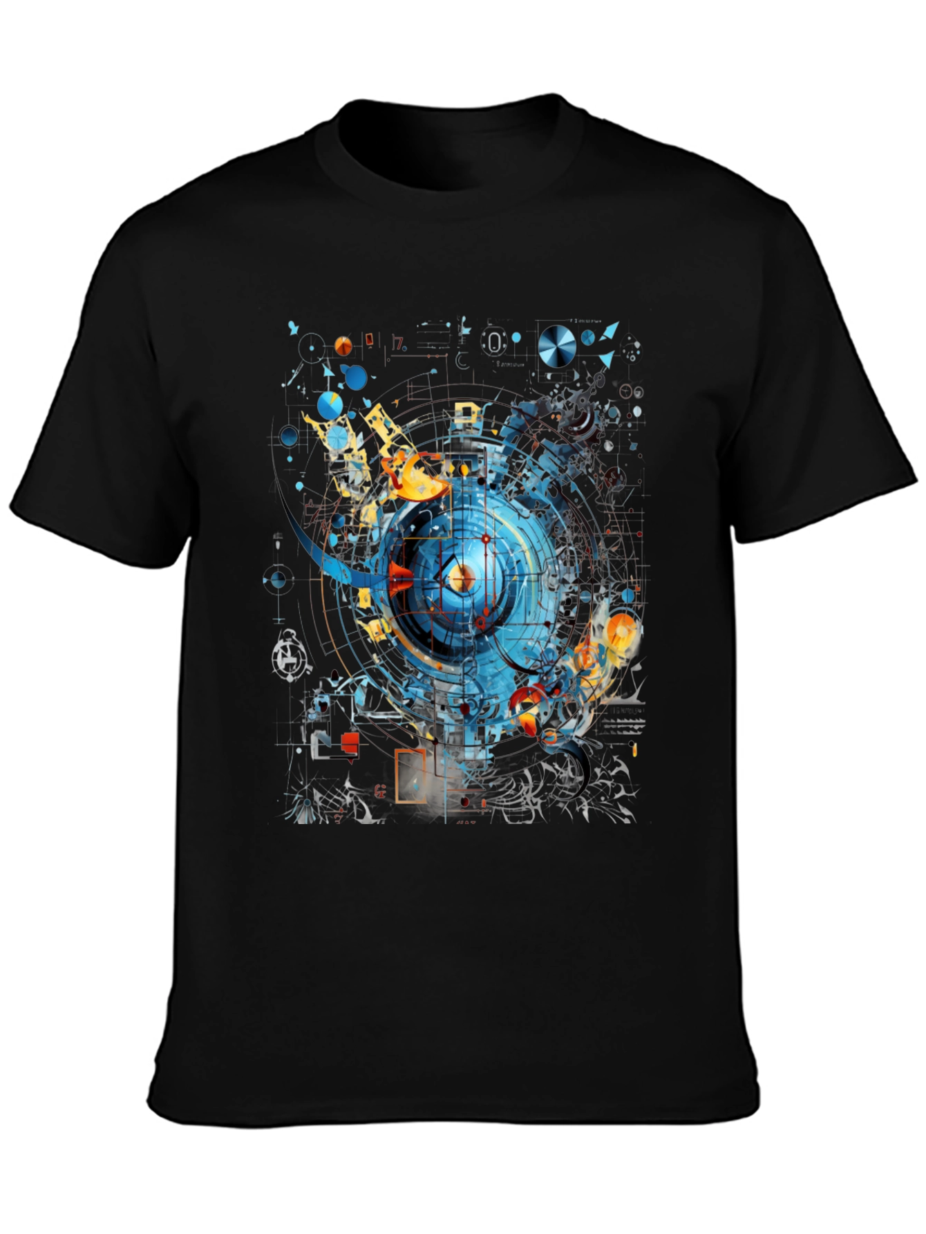 Abstract Tech Graphic Tee