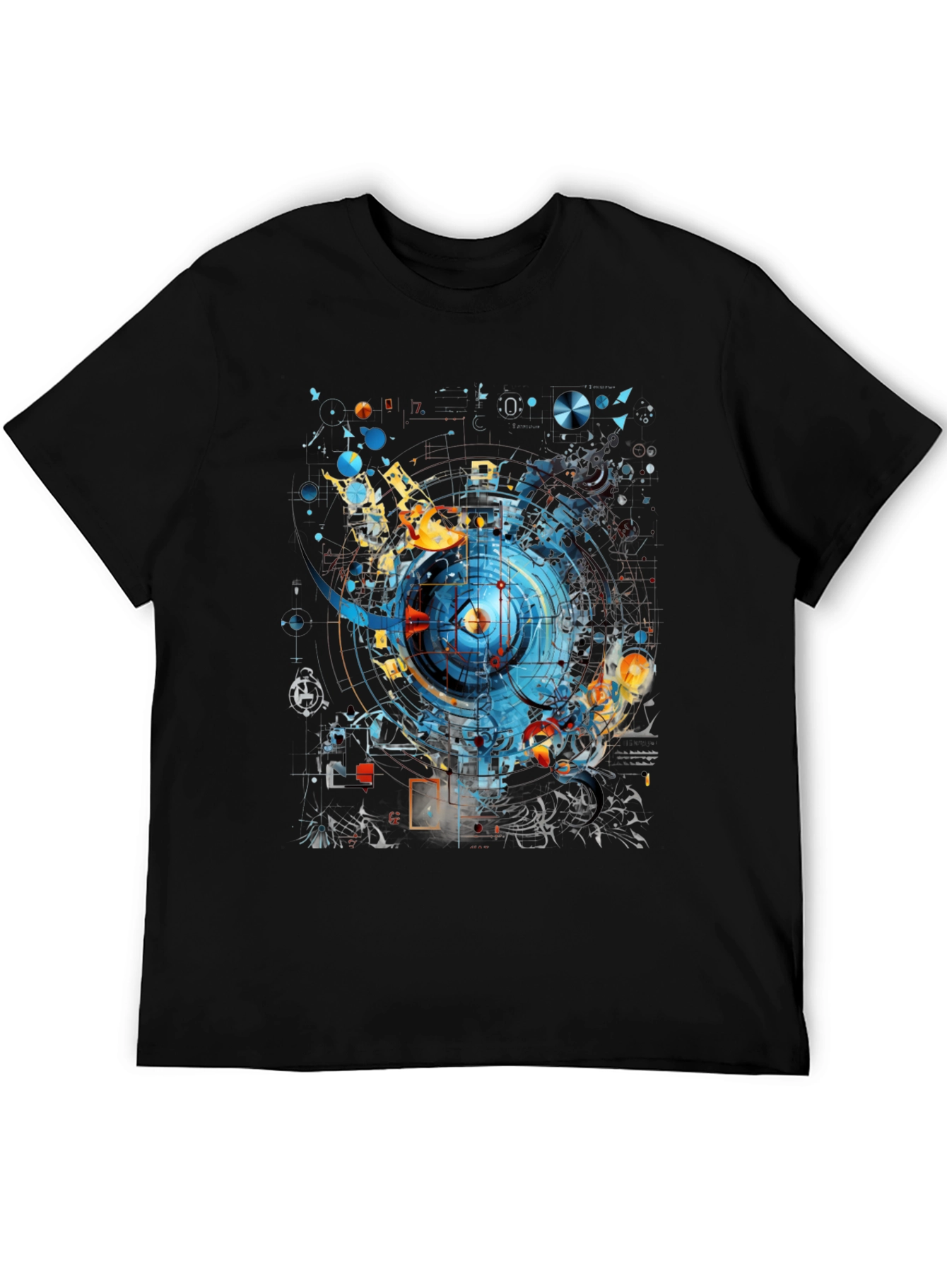 Abstract Tech Graphic Tee