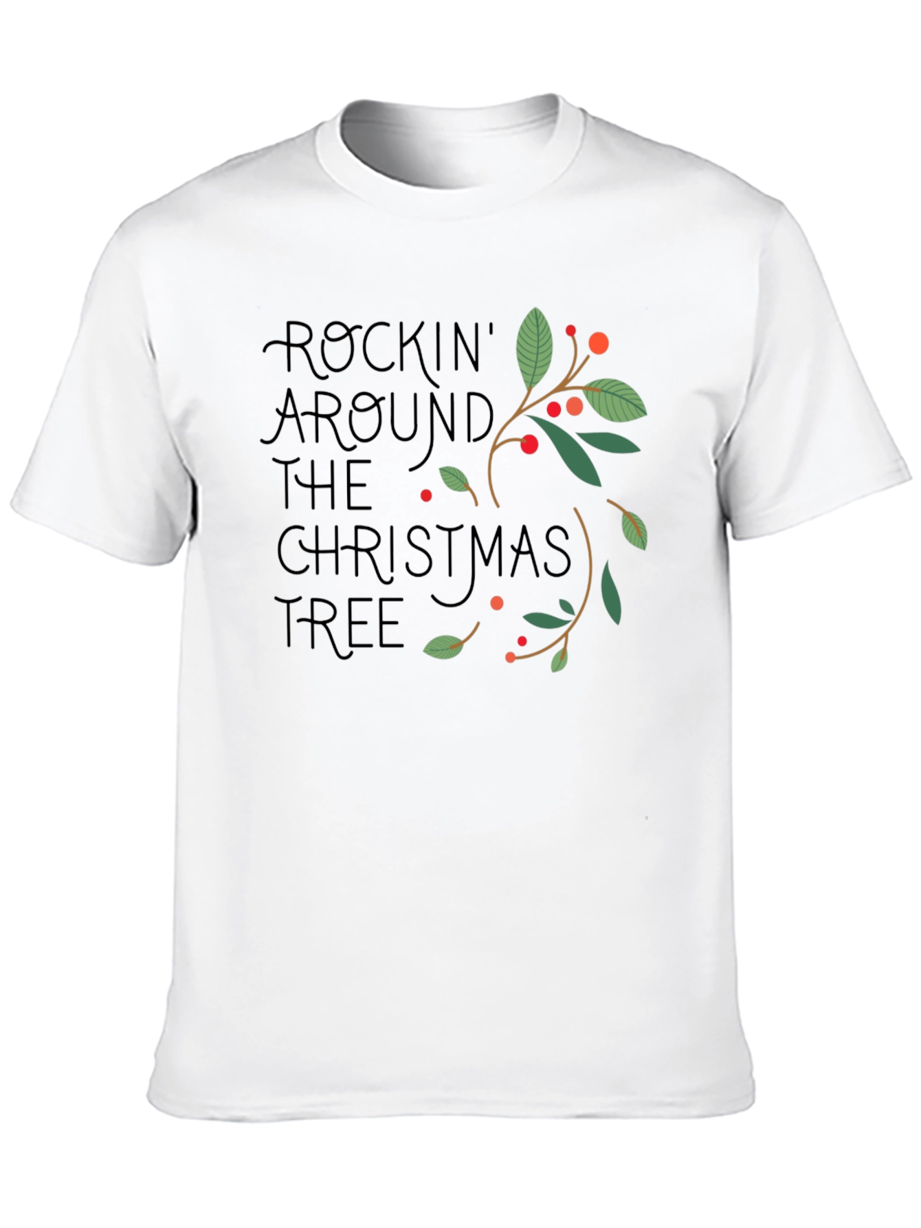 Rockin Around the Christmas Tree Graphic T-Shirt