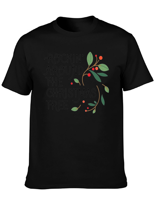 Rockin Around the Christmas Tree Graphic T-Shirt