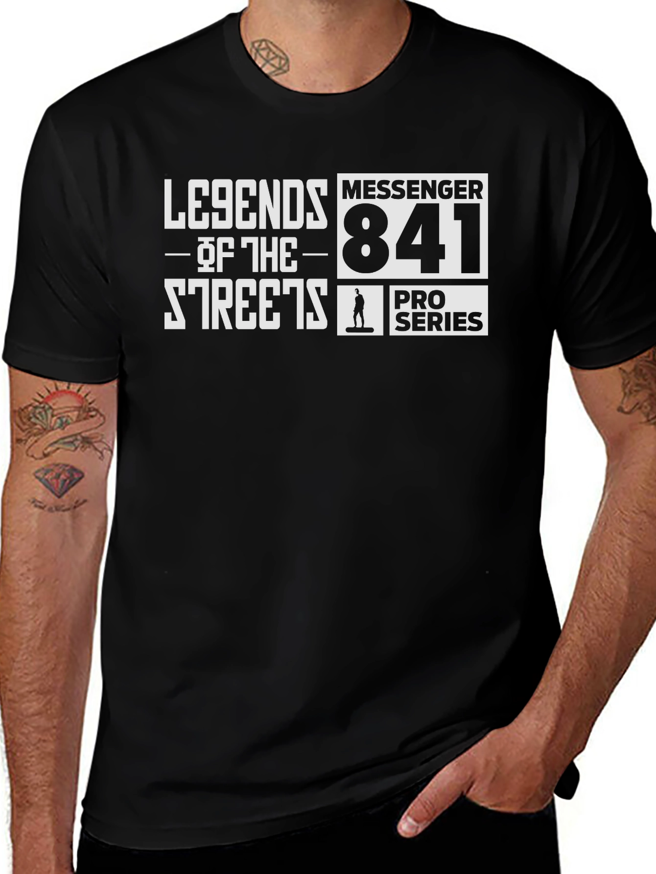 Legends of the Streets Graphic Tee - Black
