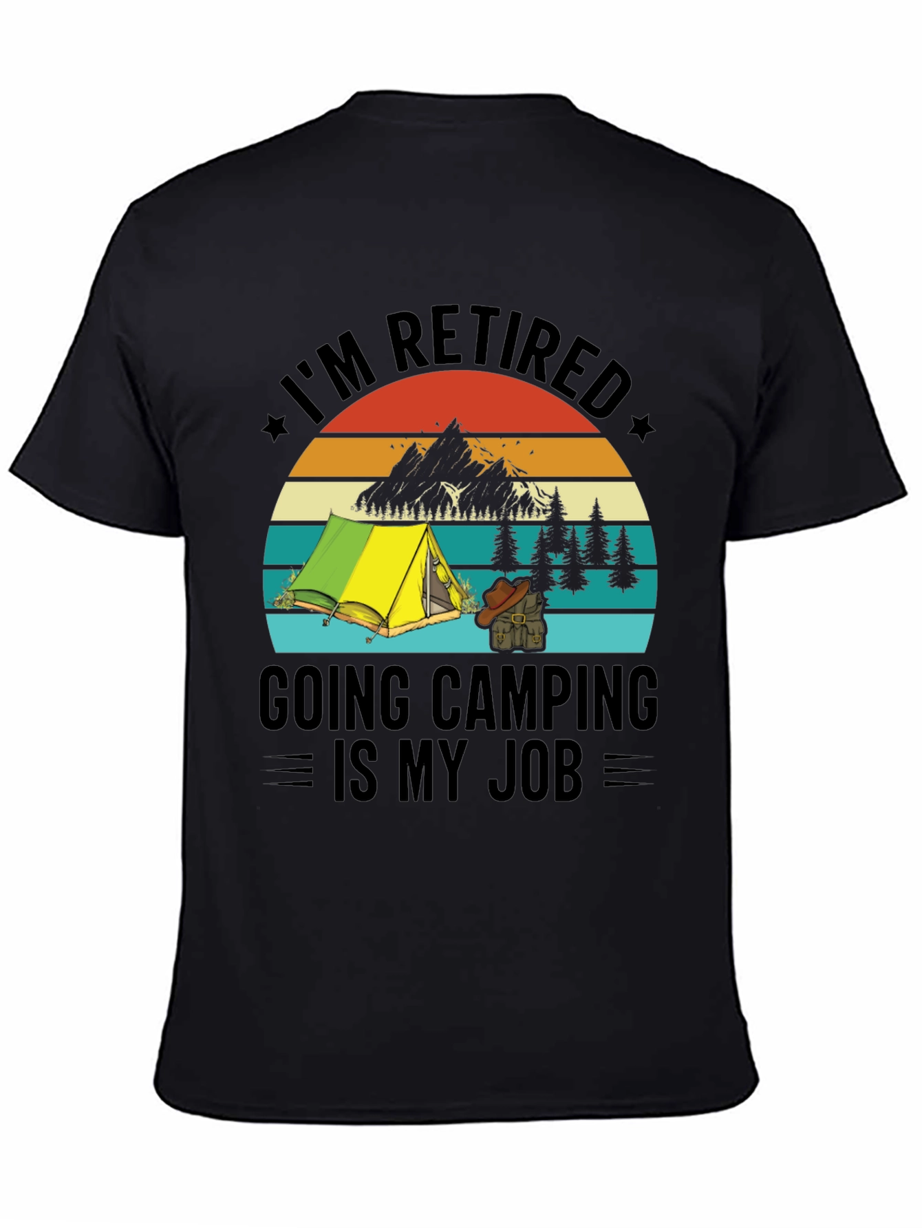 Retired Camping T-Shirt