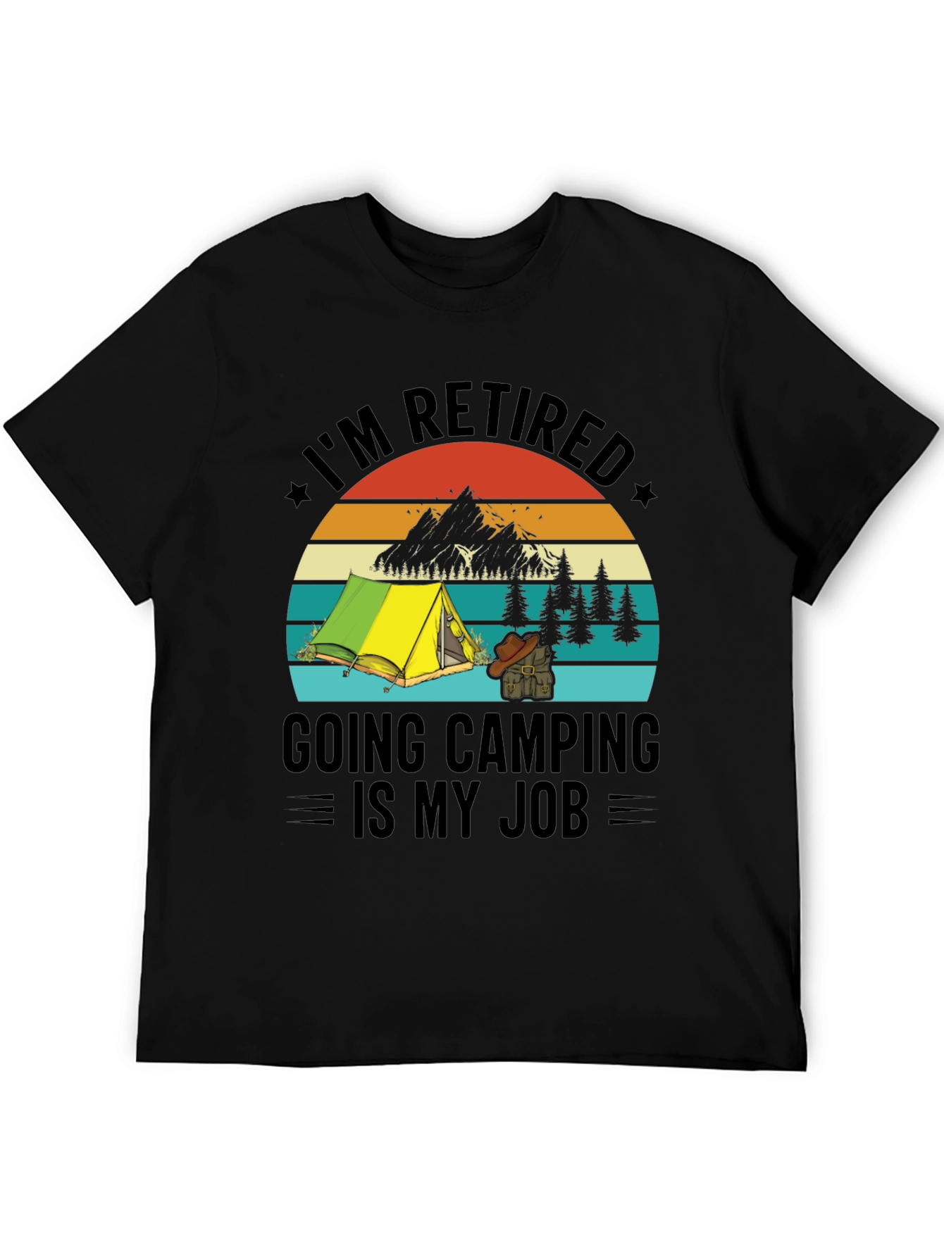 Retired Camping T-Shirt