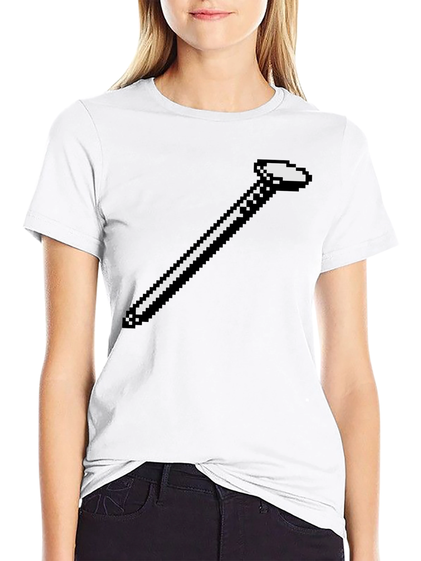 Retro Pixel Golf Club T-Shirt - Gamer Style Tee