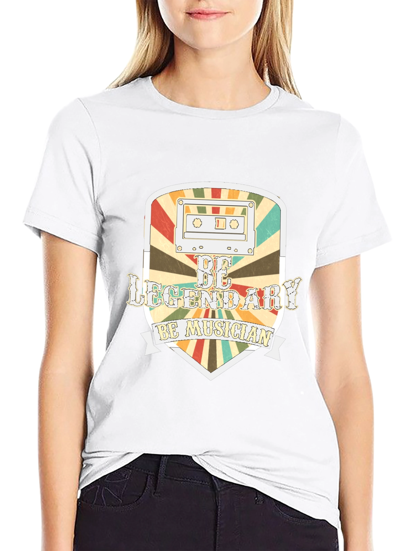 Retro Be Legendary Musician T-Shirt