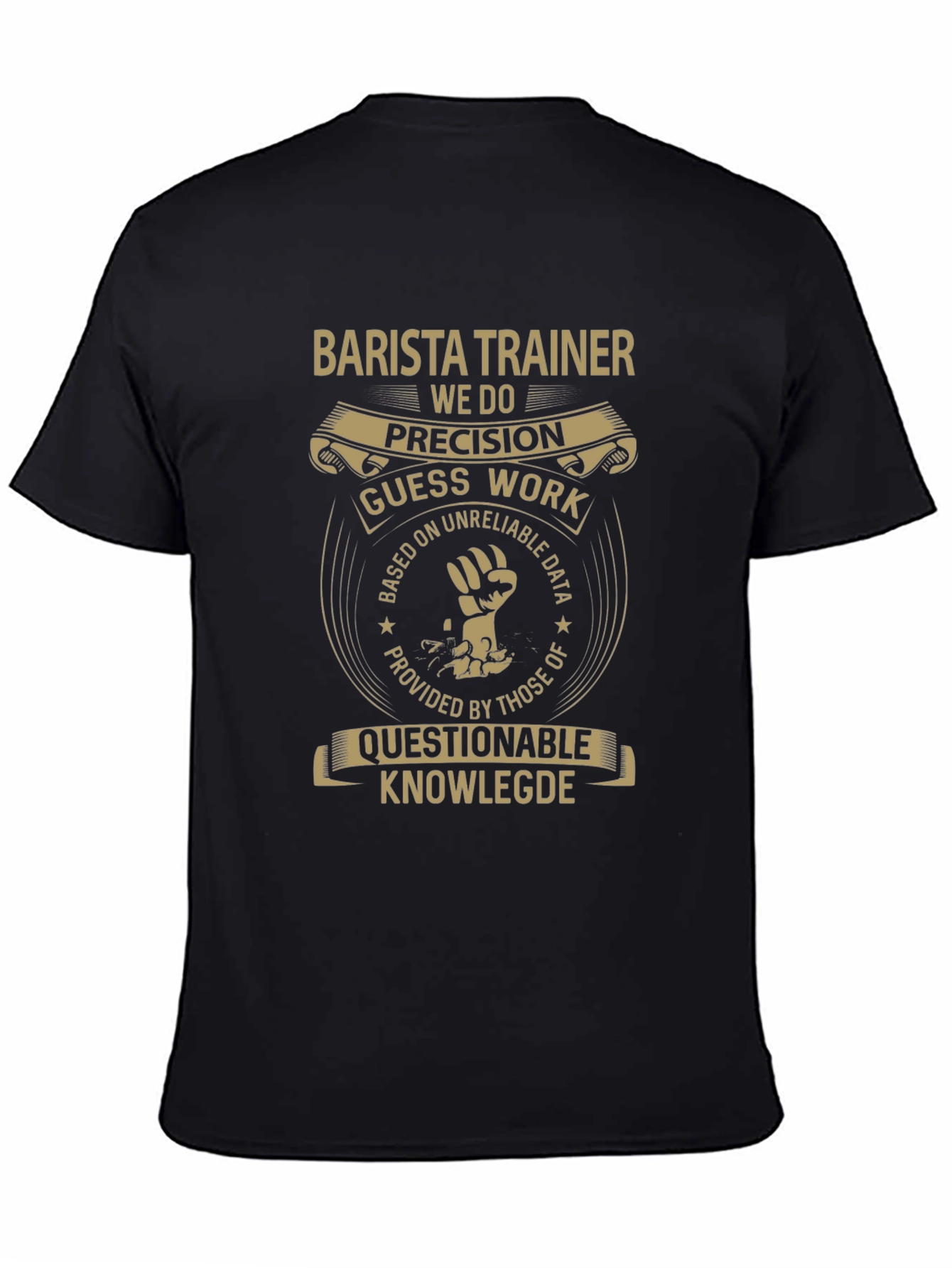 Barista Trainer Graphic Tee - Precision Over Guesswork!
