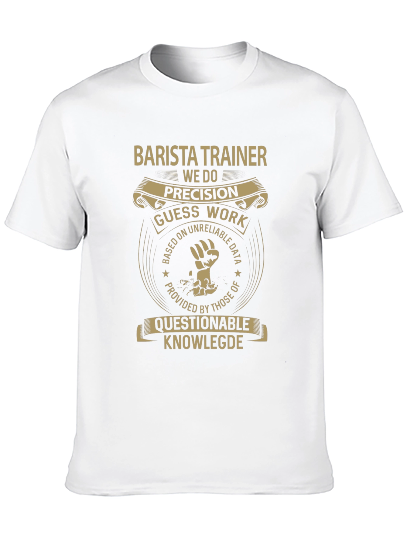 Barista Trainer Graphic Tee - Precision Over Guesswork!