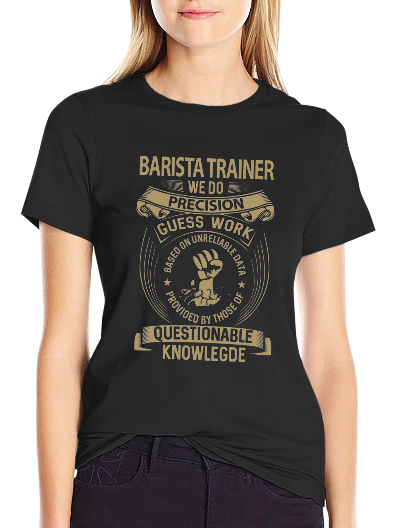 Barista Trainer Graphic Tee - Precision Over Guesswork!