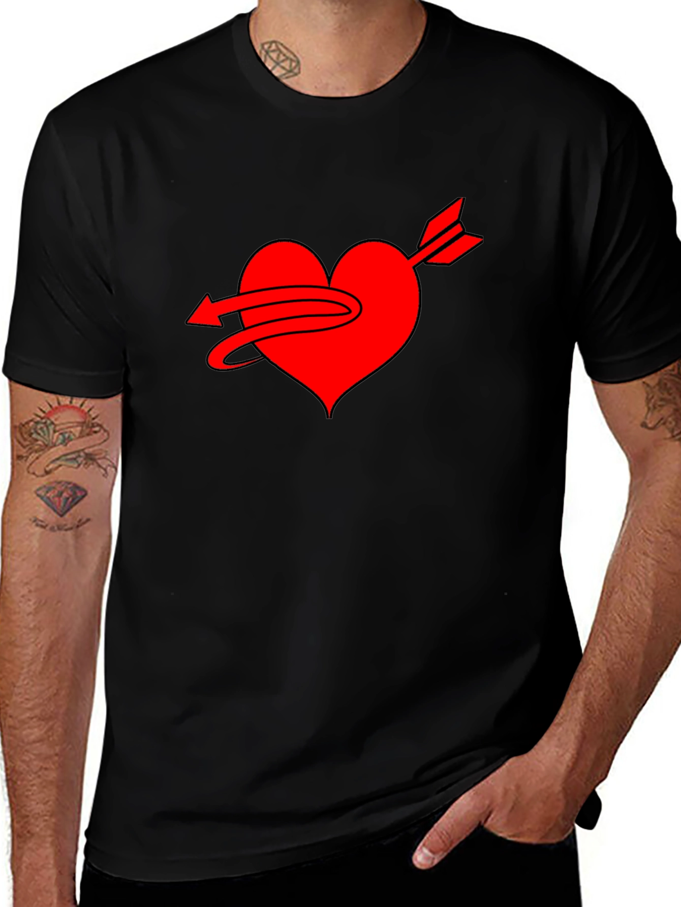 Heart Arrow Graphic Tee