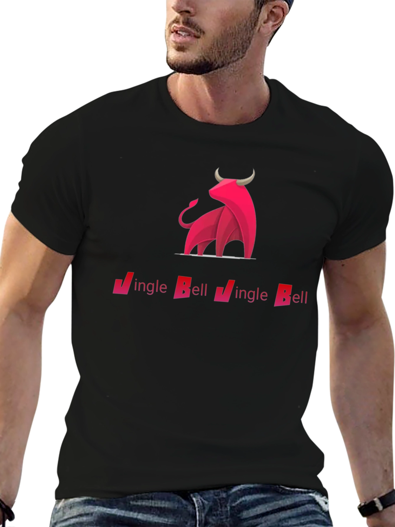 Jingle Bull Graphic Tee - Holiday Edition