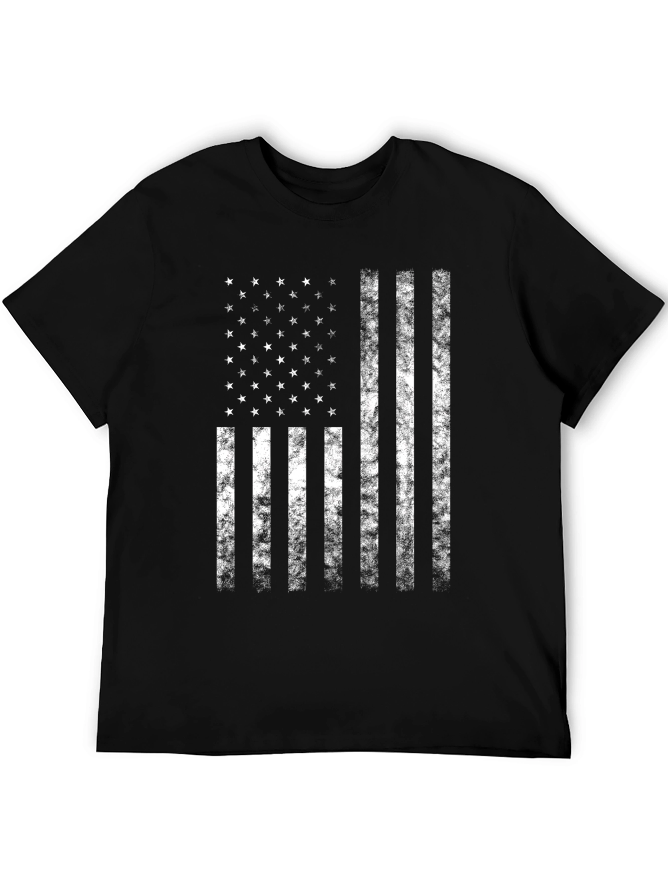 American Flag Distressed Graphic T-Shirt