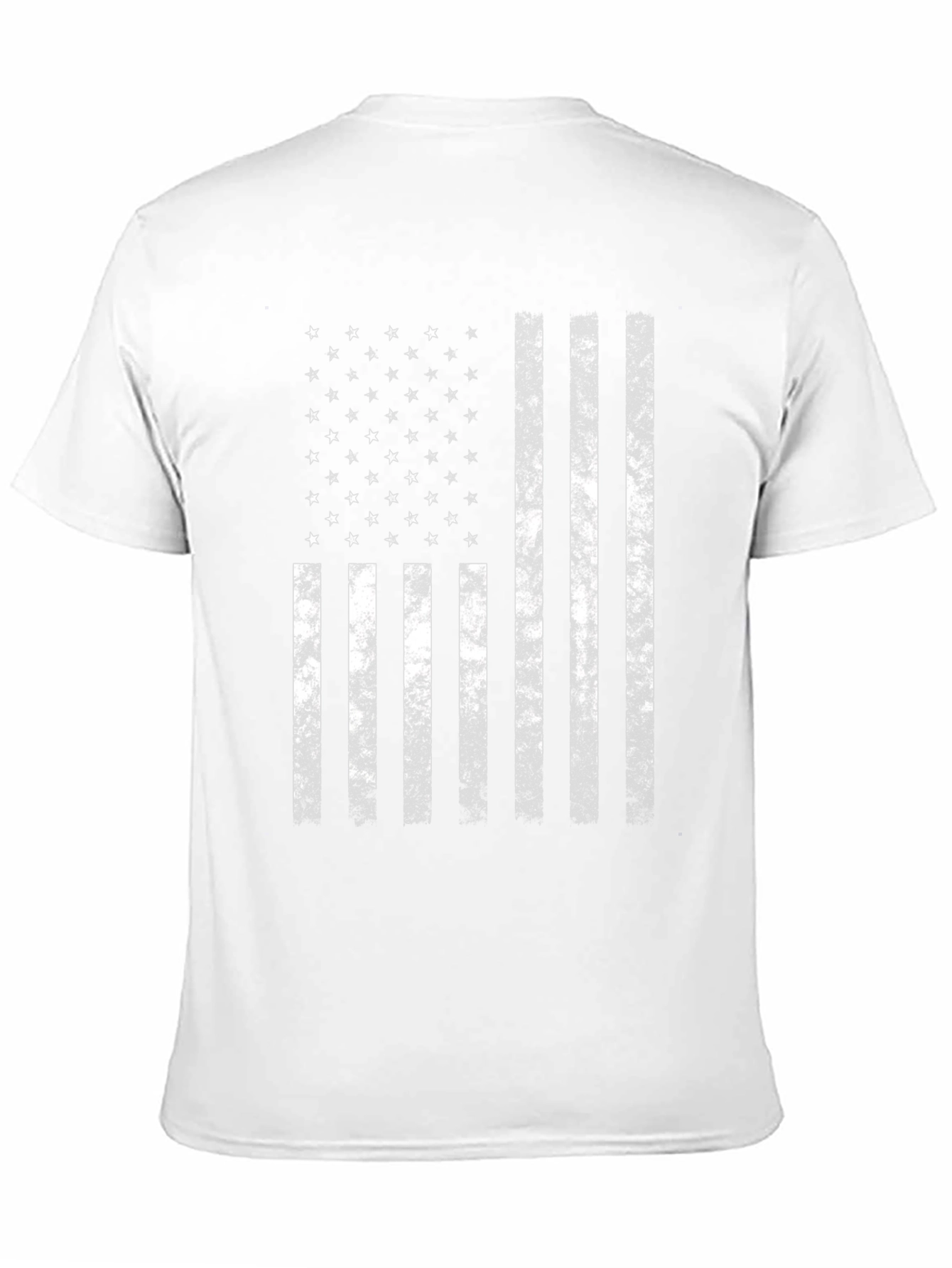 American Flag Distressed Graphic T-Shirt