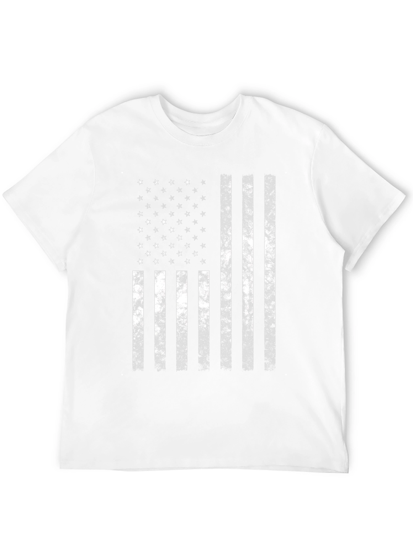 American Flag Distressed Graphic T-Shirt