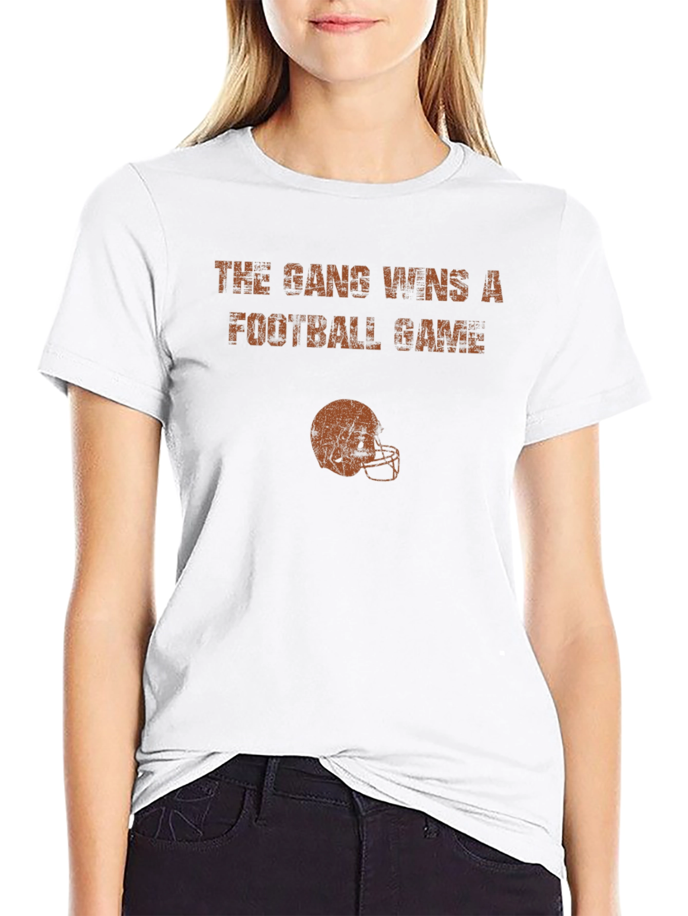 The Gang Wins Football T-Shirt