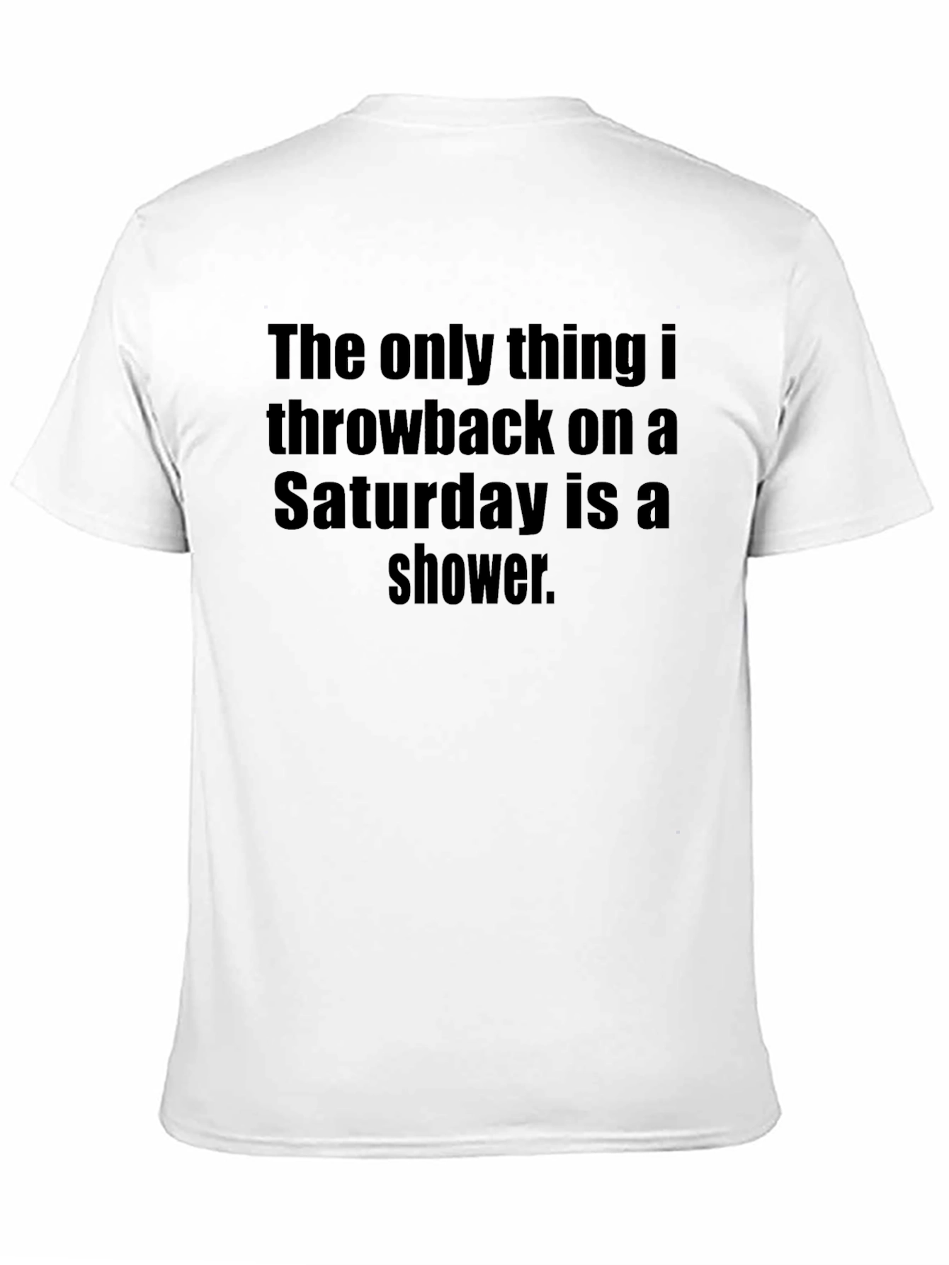 Funny Saturday Shower Graphic Tee