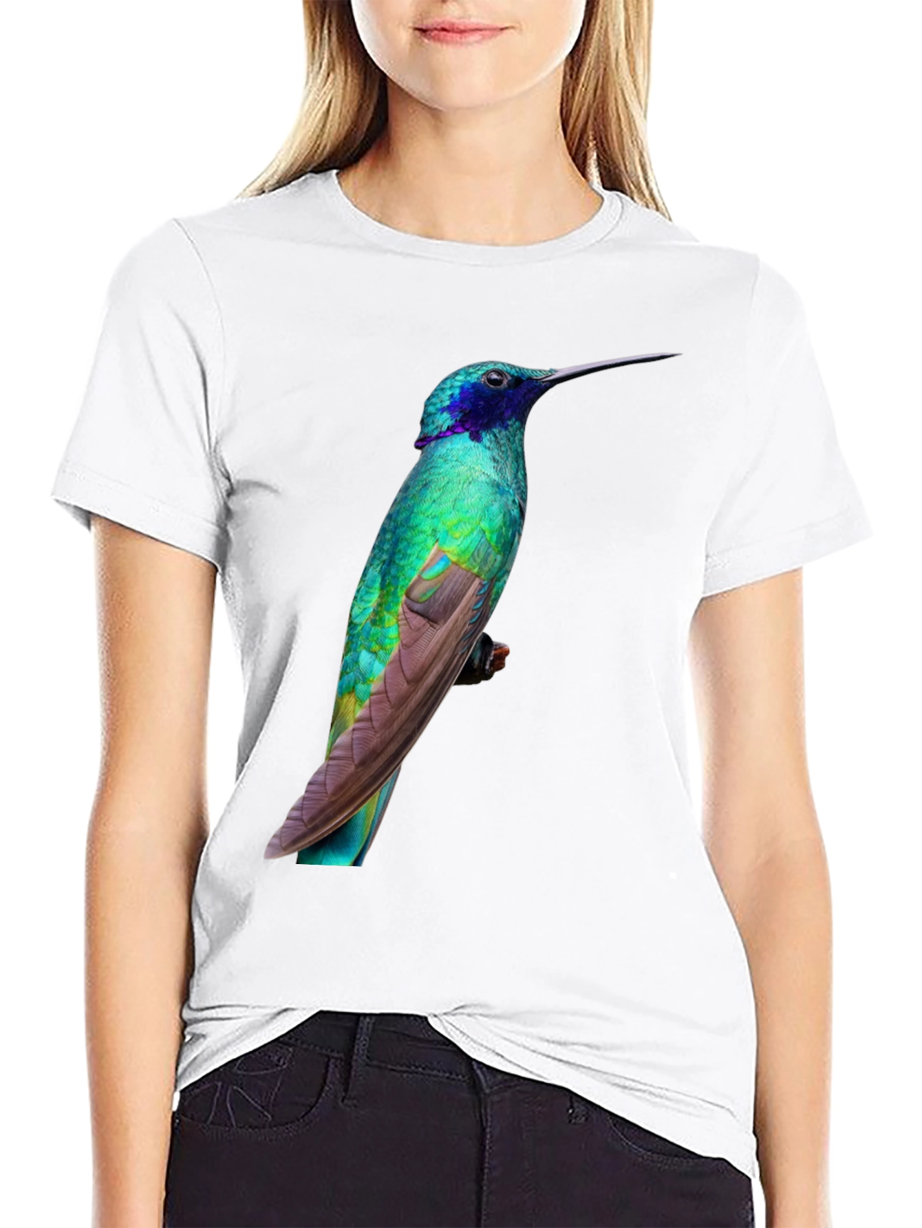Hummingbird Graphic Tee - Black T-Shirt
