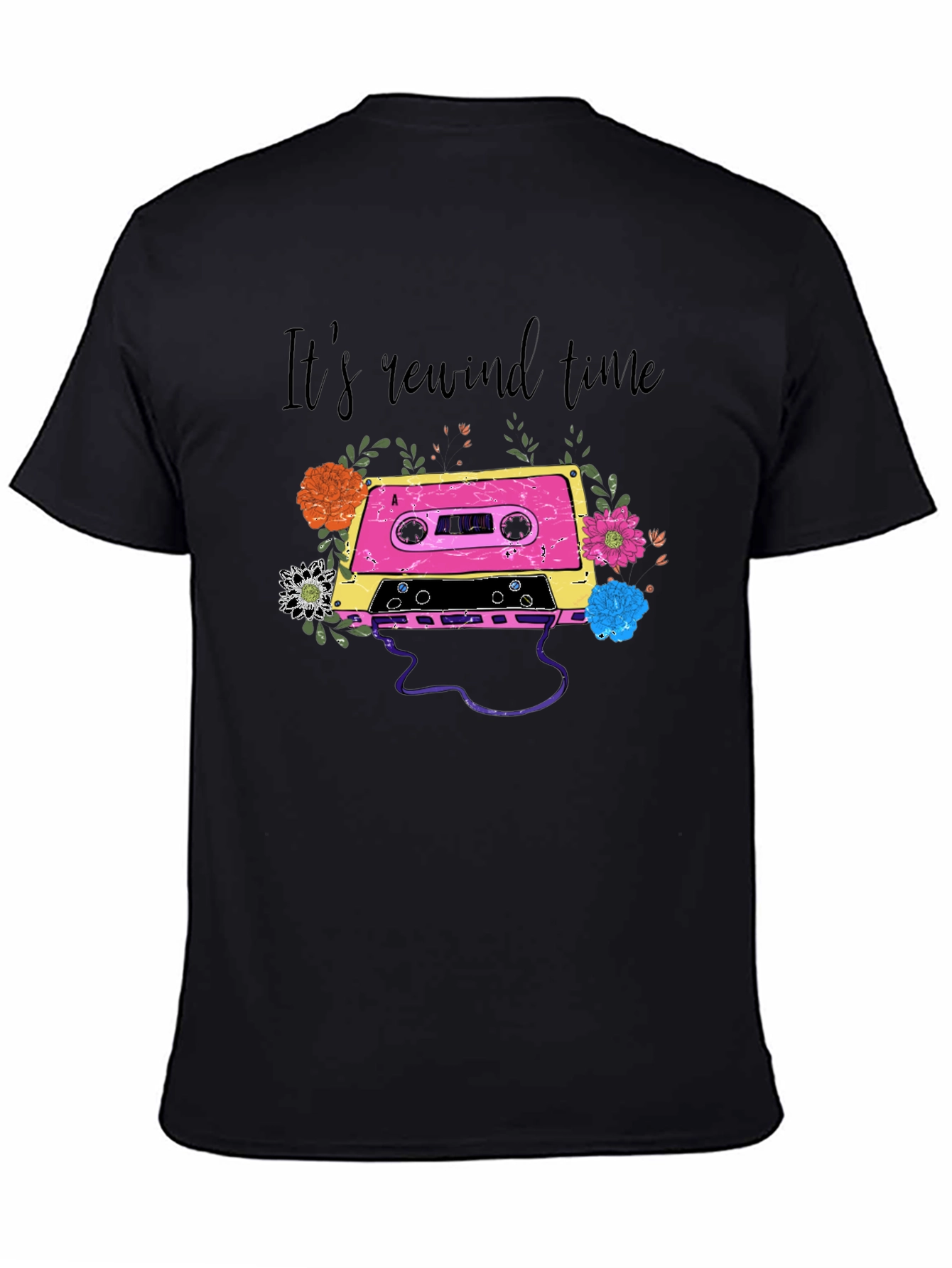 Its Rewind Time Cassette Tape T-Shirt