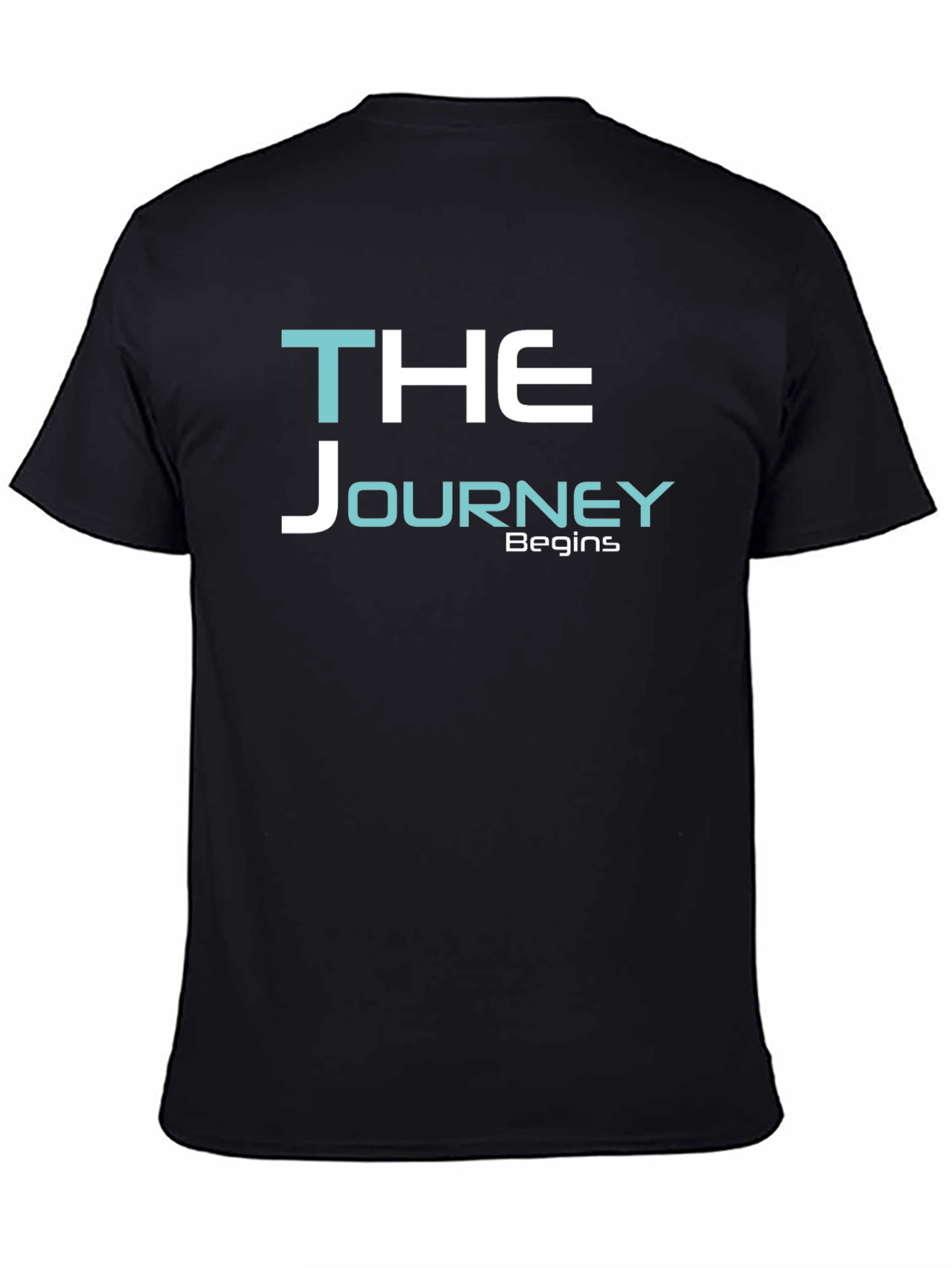 The Journey Begins Graphic Tee - Black