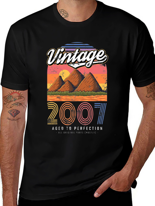 Vintage 2007 Aged to Perfection T-Shirt