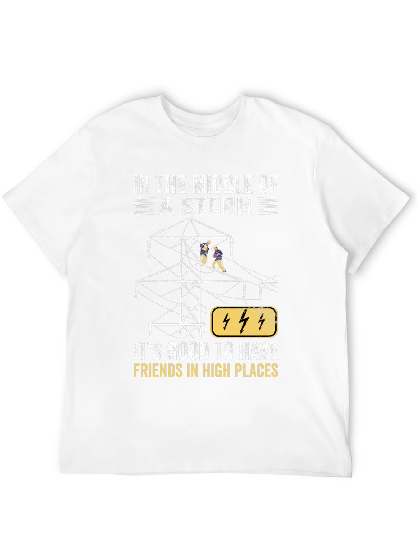 Storm Friends T-Shirt - High Places Electrician Tee