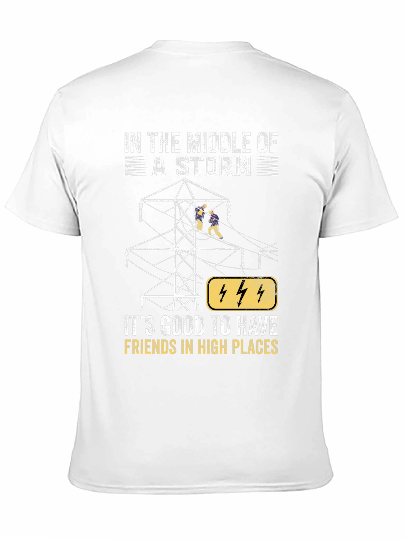 Storm Friends T-Shirt - High Places Electrician Tee