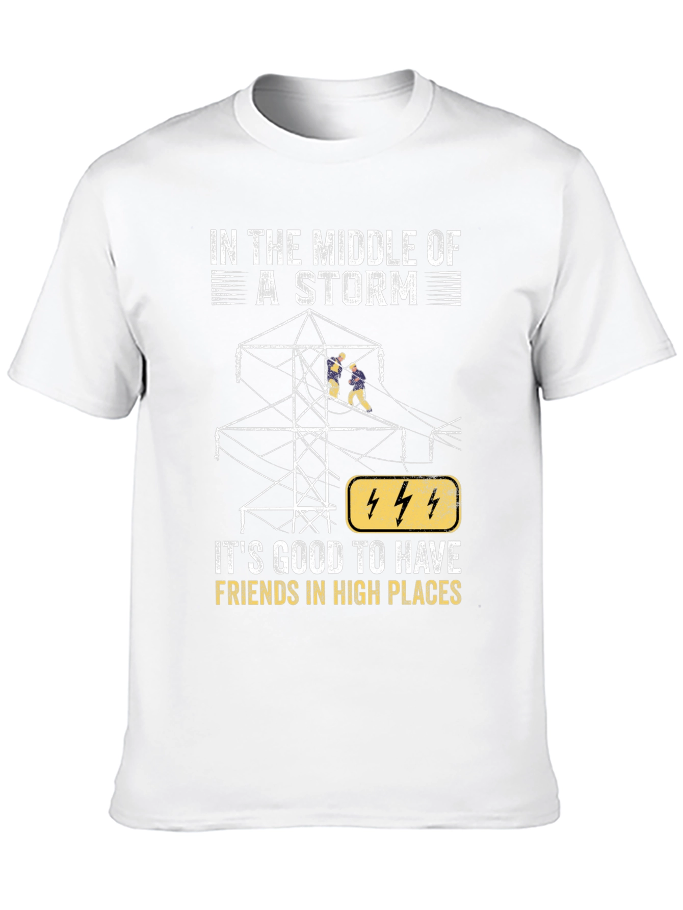 Storm Friends T-Shirt - High Places Electrician Tee