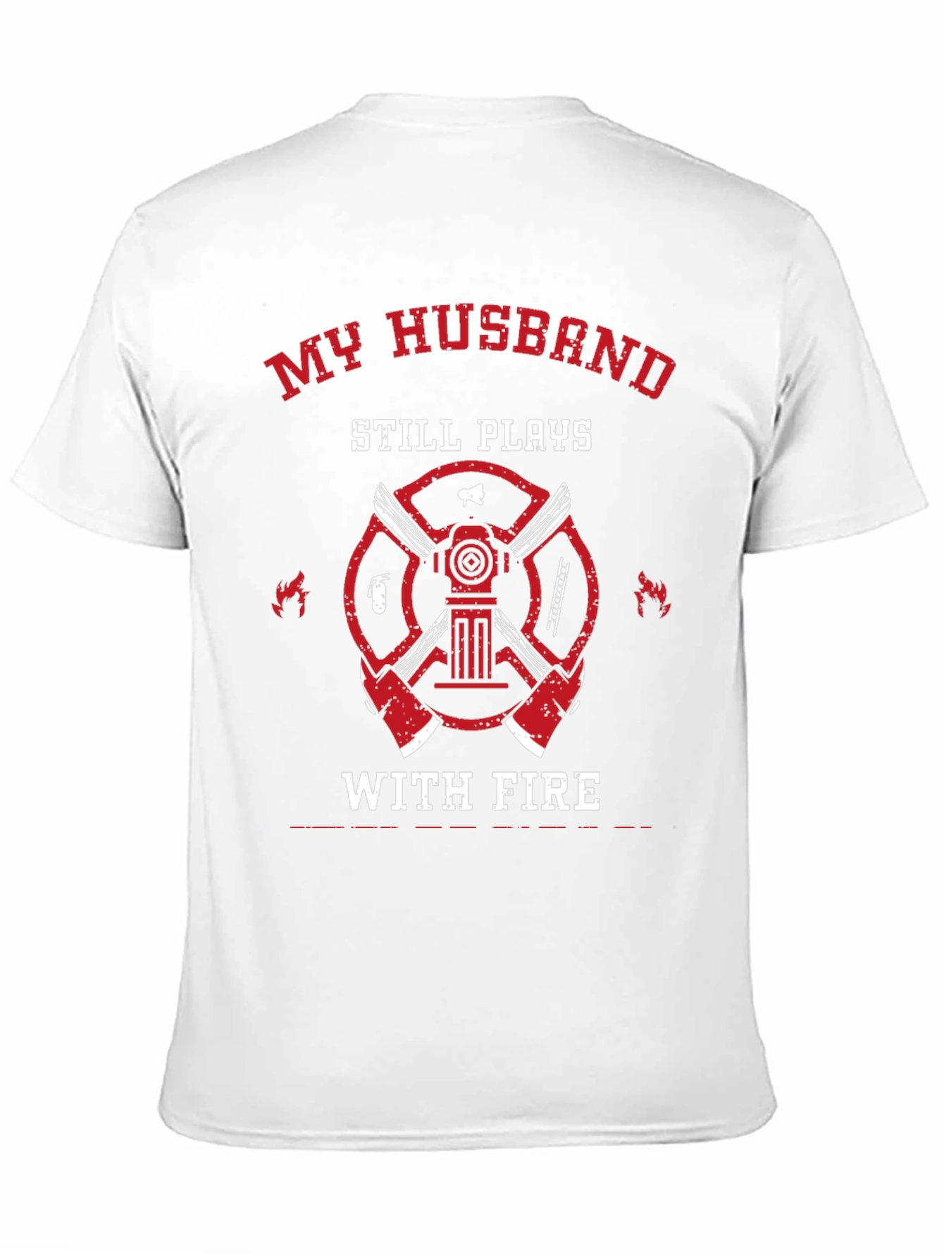 Firefighter Husband Graphic T-Shirt