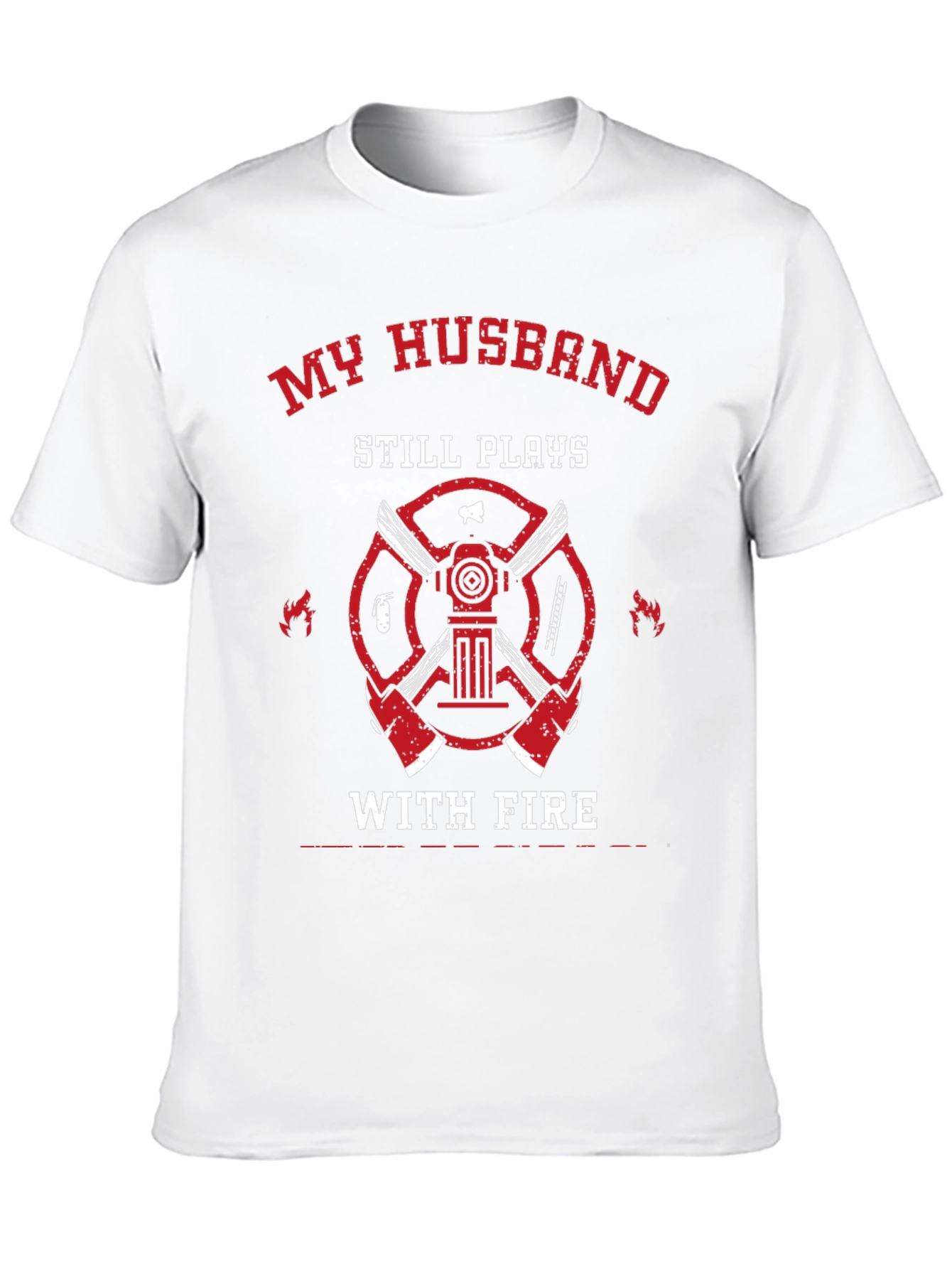 Firefighter Husband Graphic T-Shirt