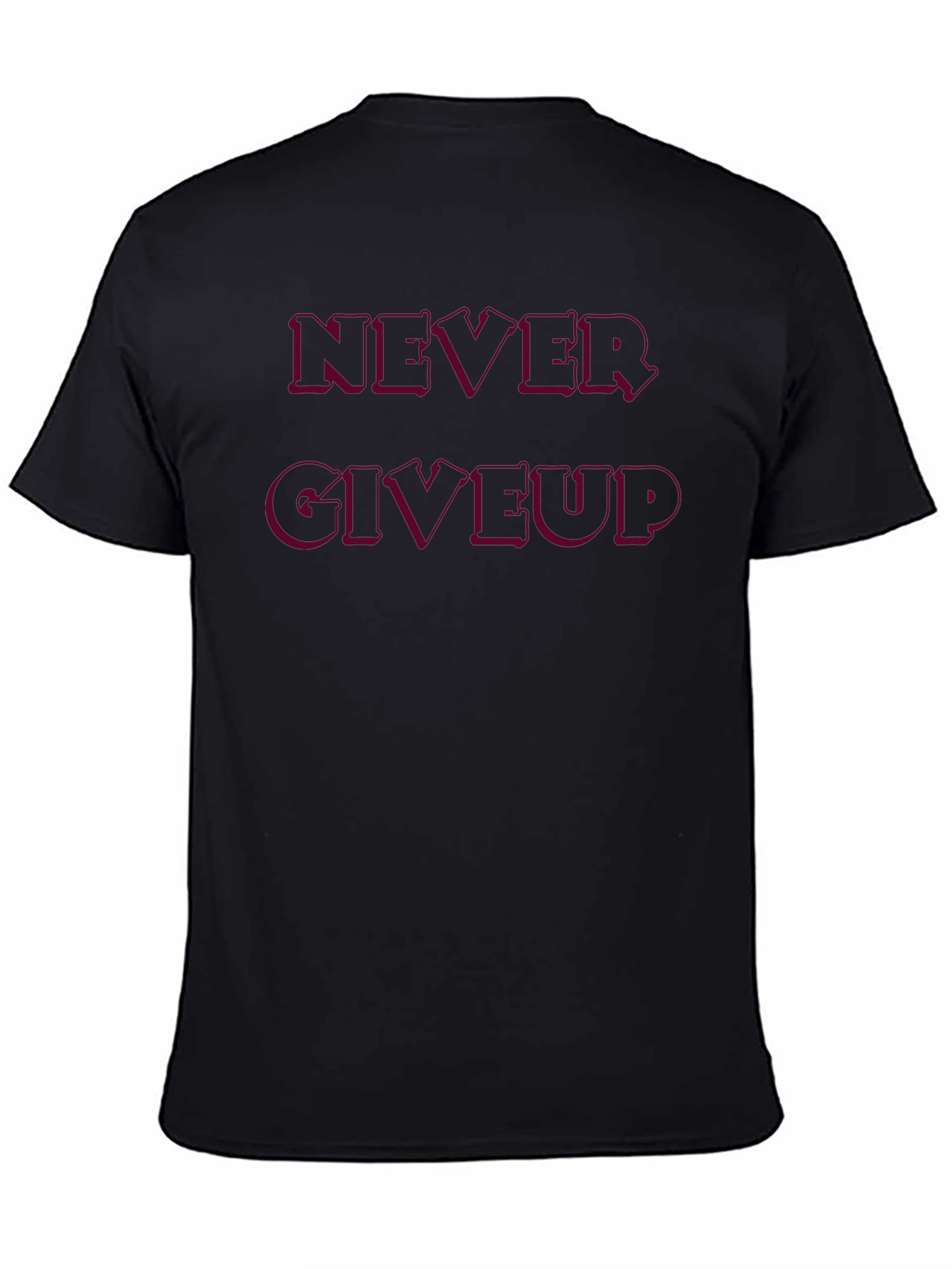 Never Give Up Graphic Tee - Motivational T-Shirt