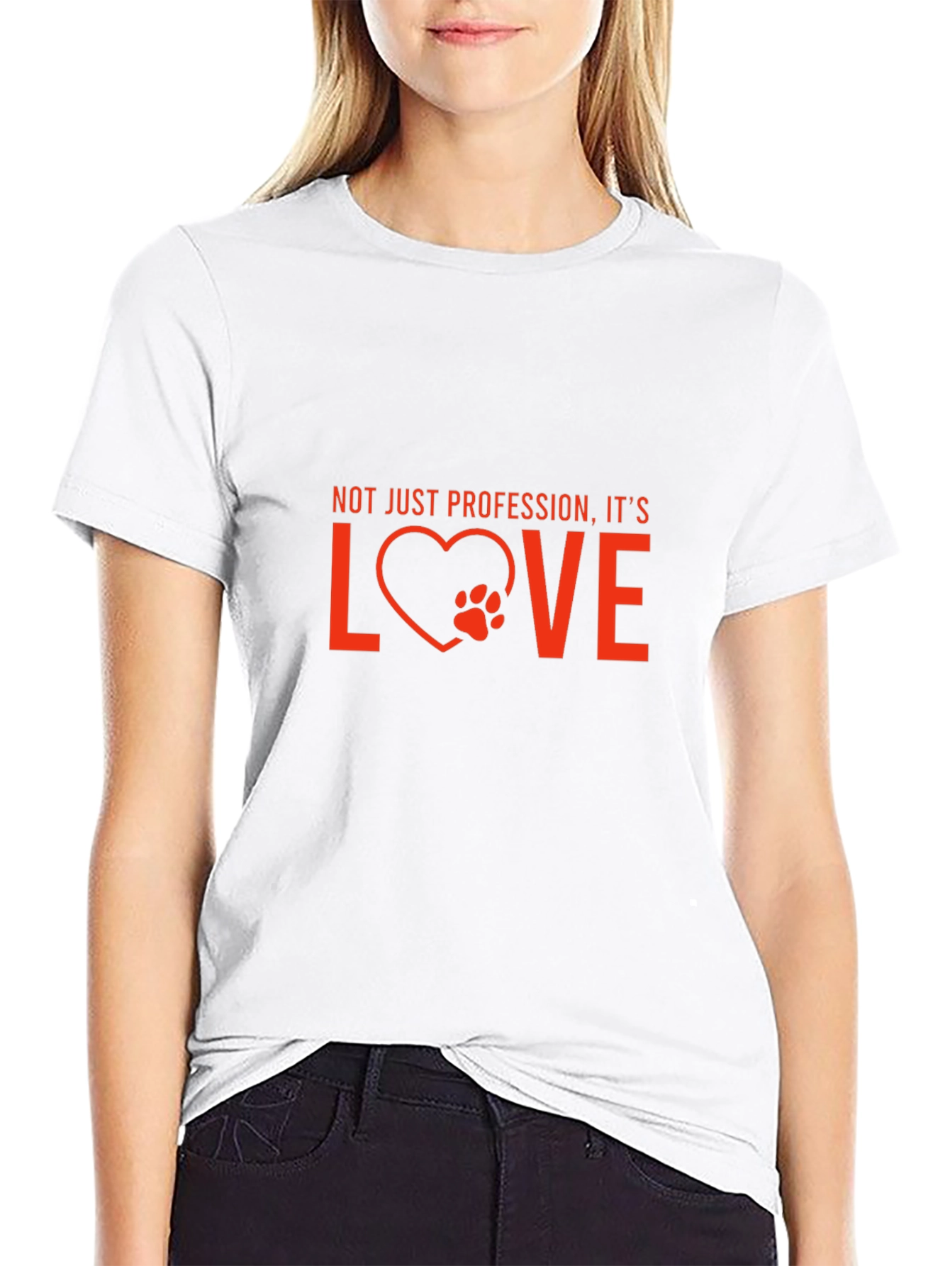 Vet Tech Love T-Shirt - Not Just Profession