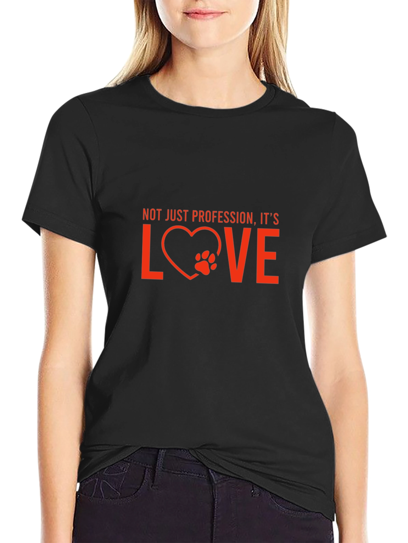 Vet Tech Love T-Shirt - Not Just Profession