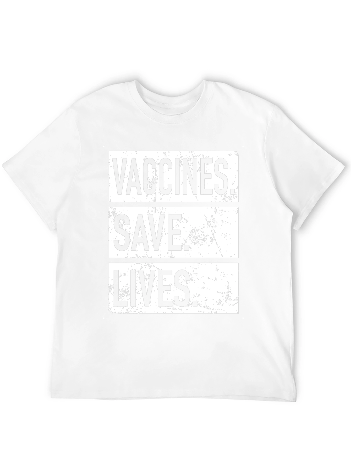 Vaccines Save Lives Graphic Tee - Black