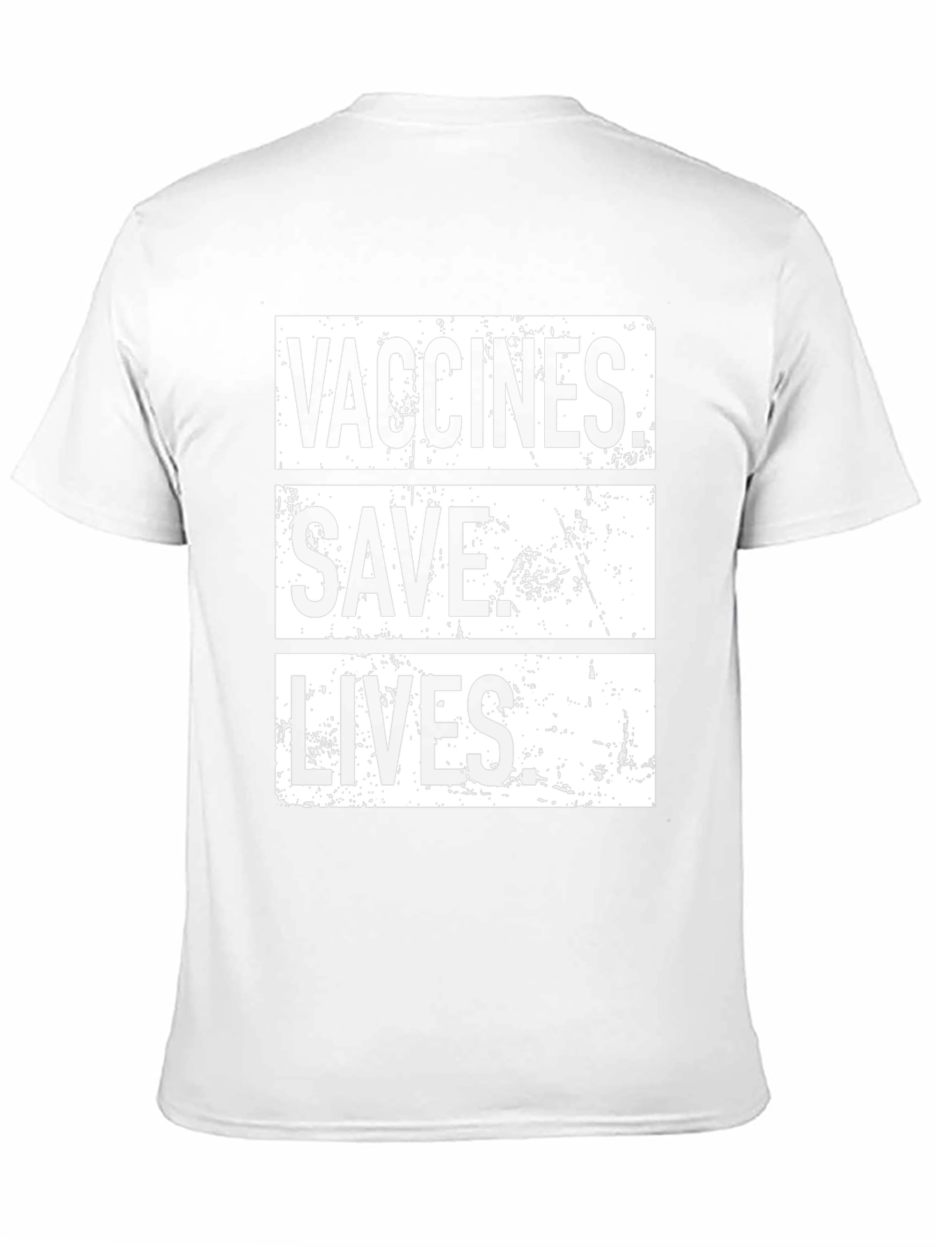 Vaccines Save Lives Graphic Tee - Black