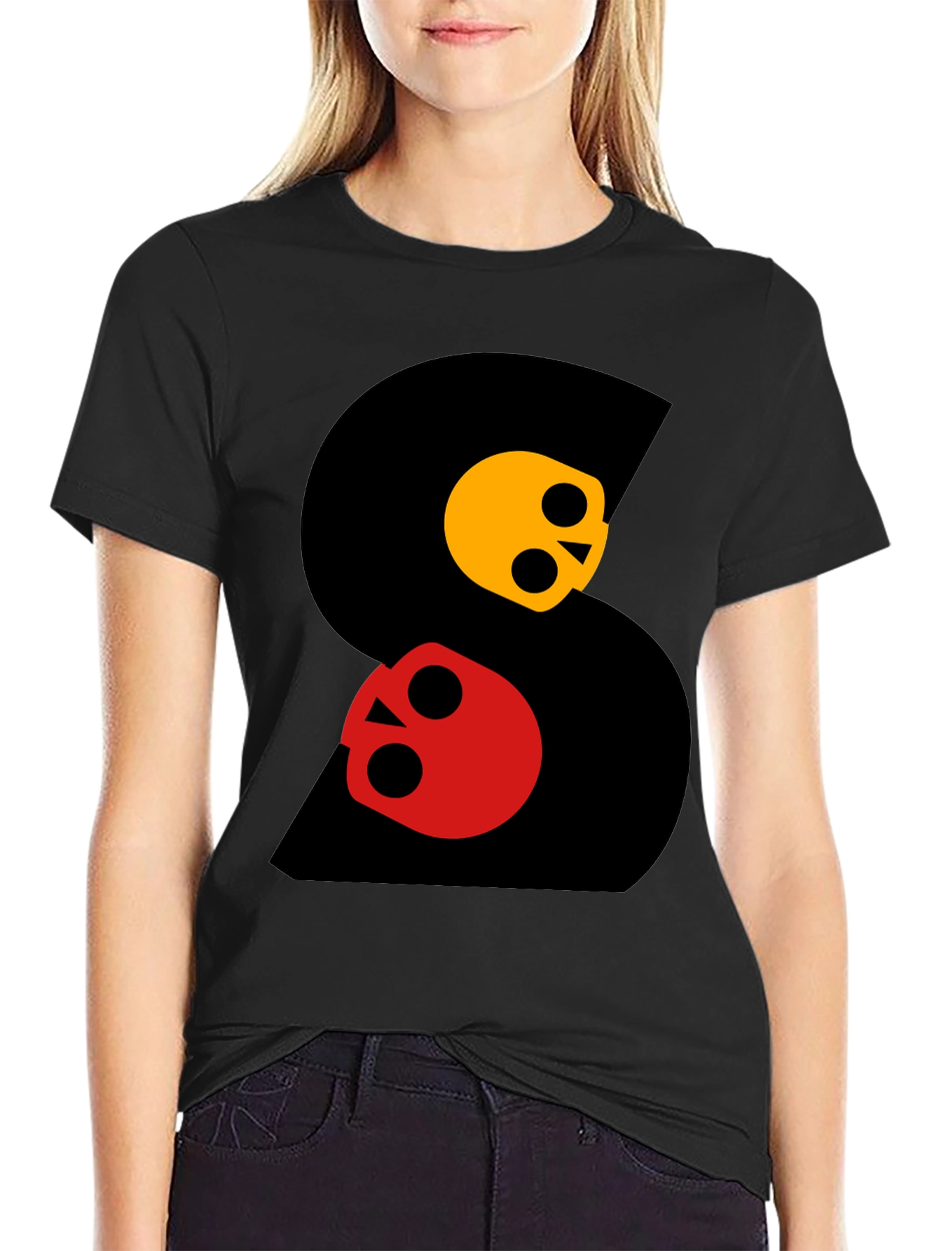 Skull S Graphic Tee - Mens Black T-Shirt