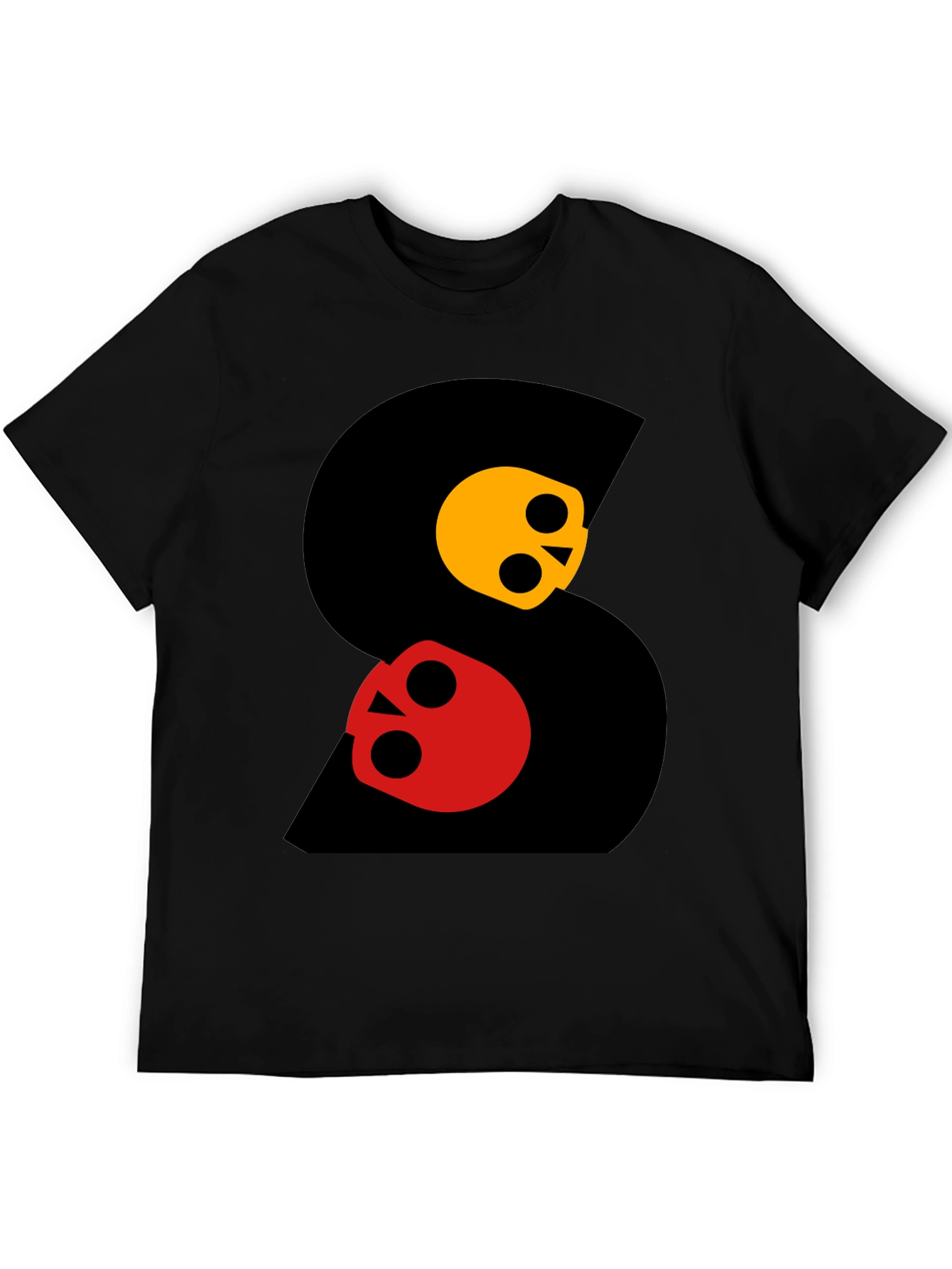 Skull S Graphic Tee - Mens Black T-Shirt