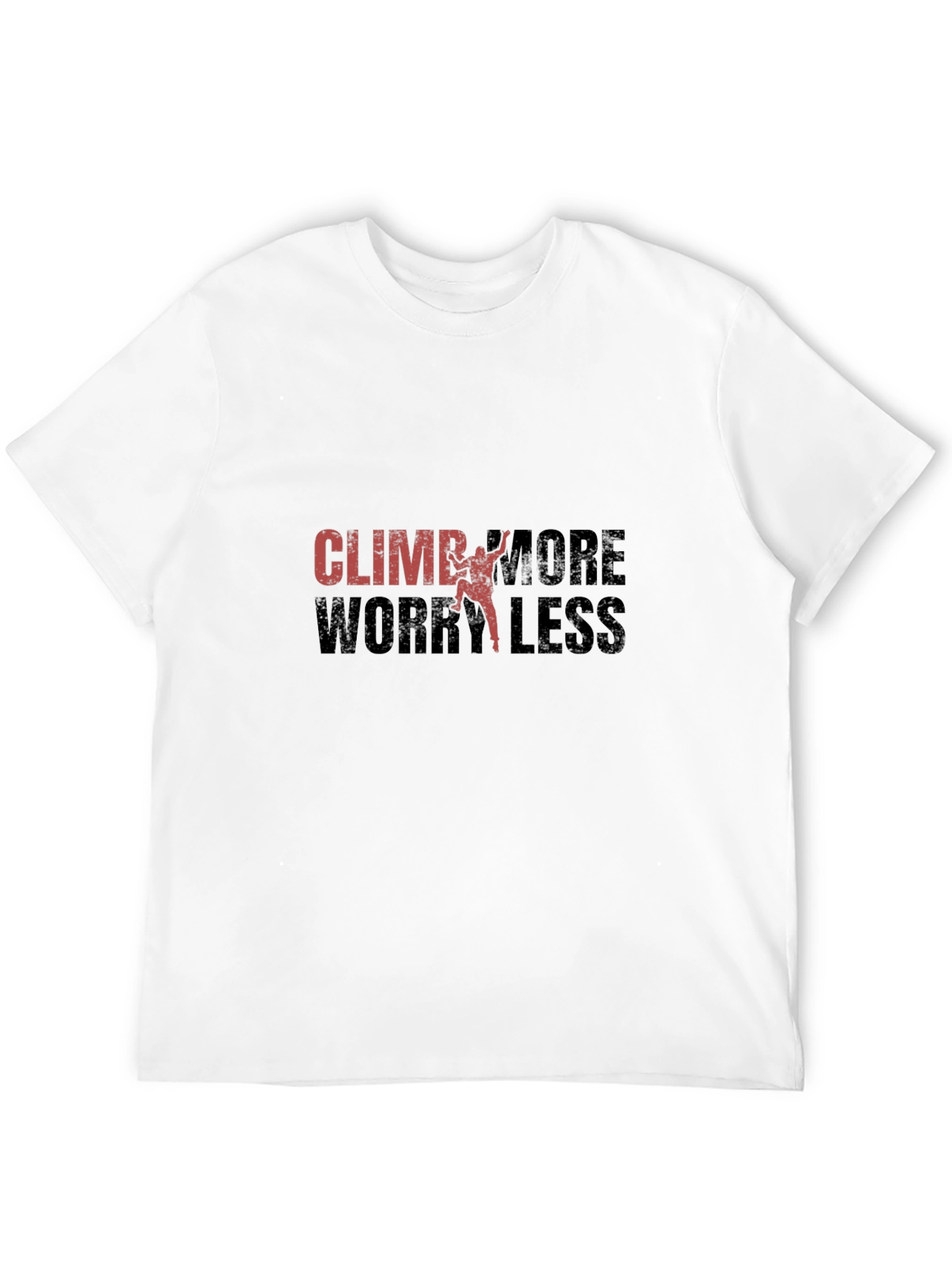 Climb More Worry Less Graphic T-Shirt