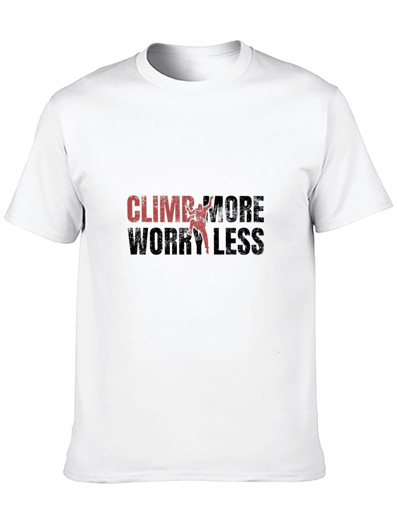 Climb More Worry Less Graphic T-Shirt