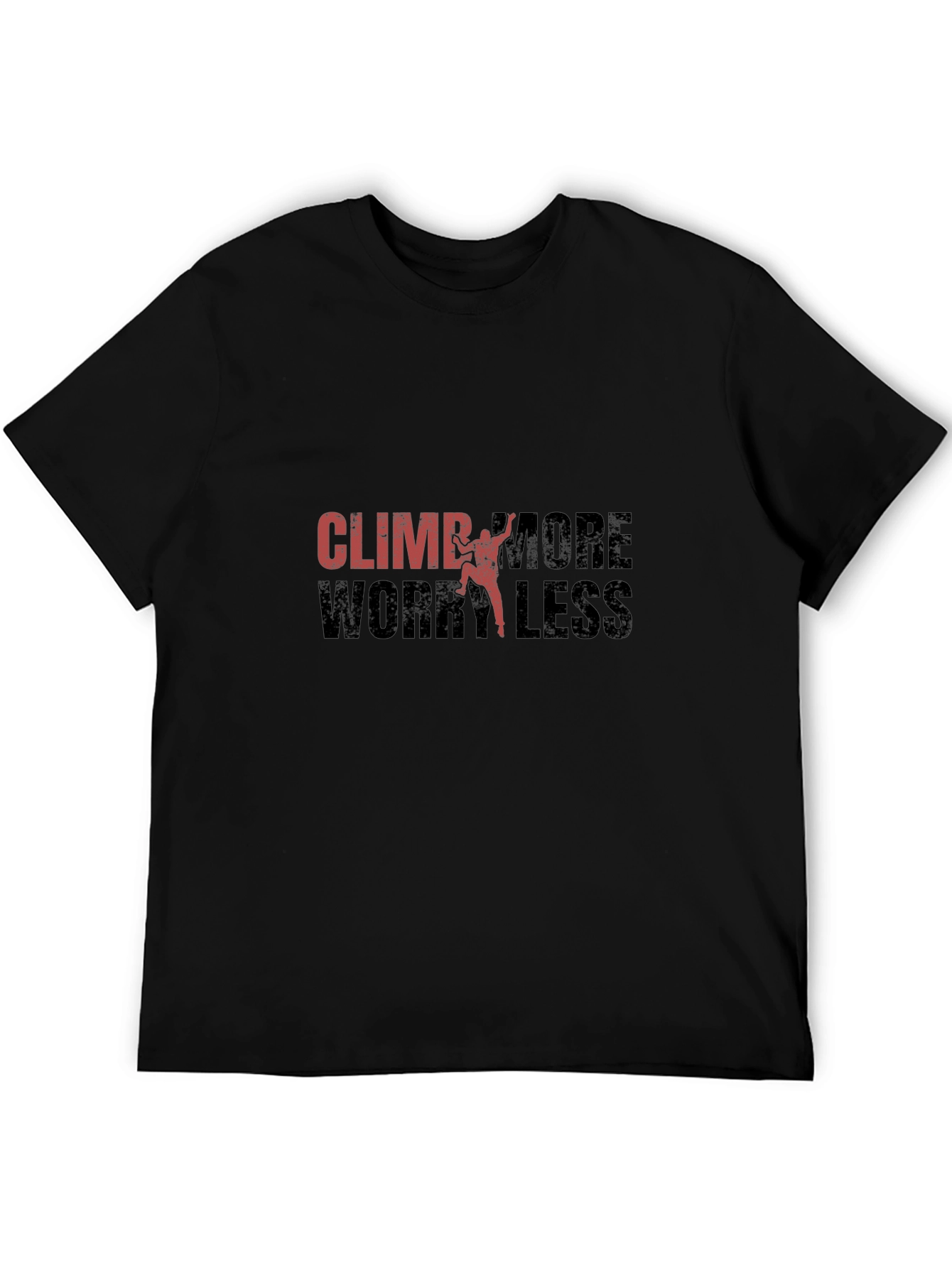 Climb More Worry Less Graphic T-Shirt